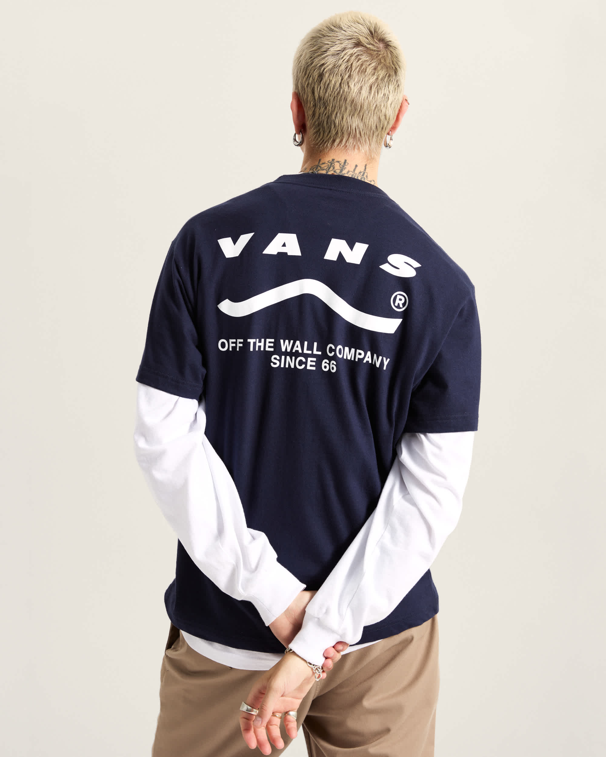 Tshirt Determined VANS Bleu ALT3