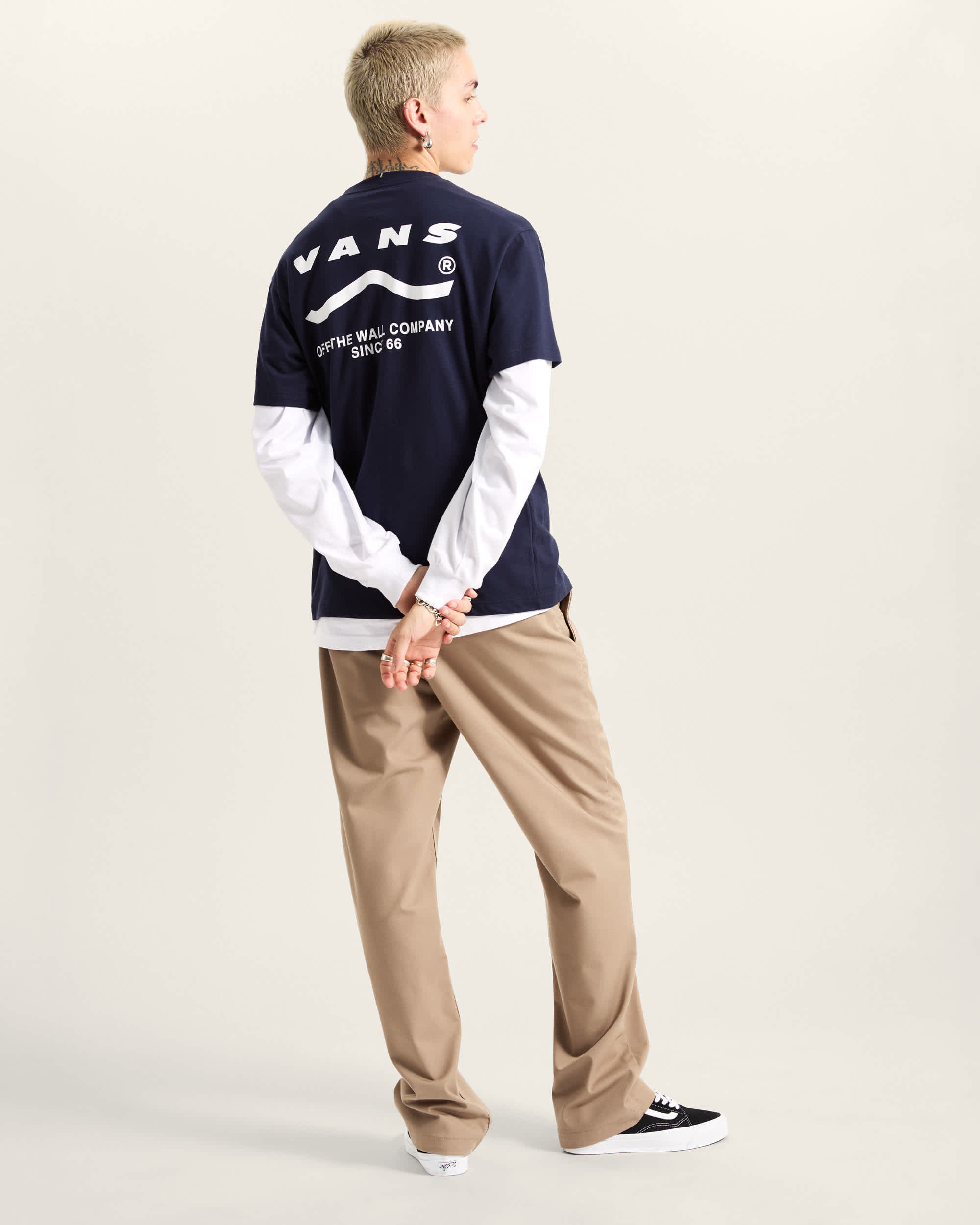 Tshirt Determined VANS Bleu ALT4