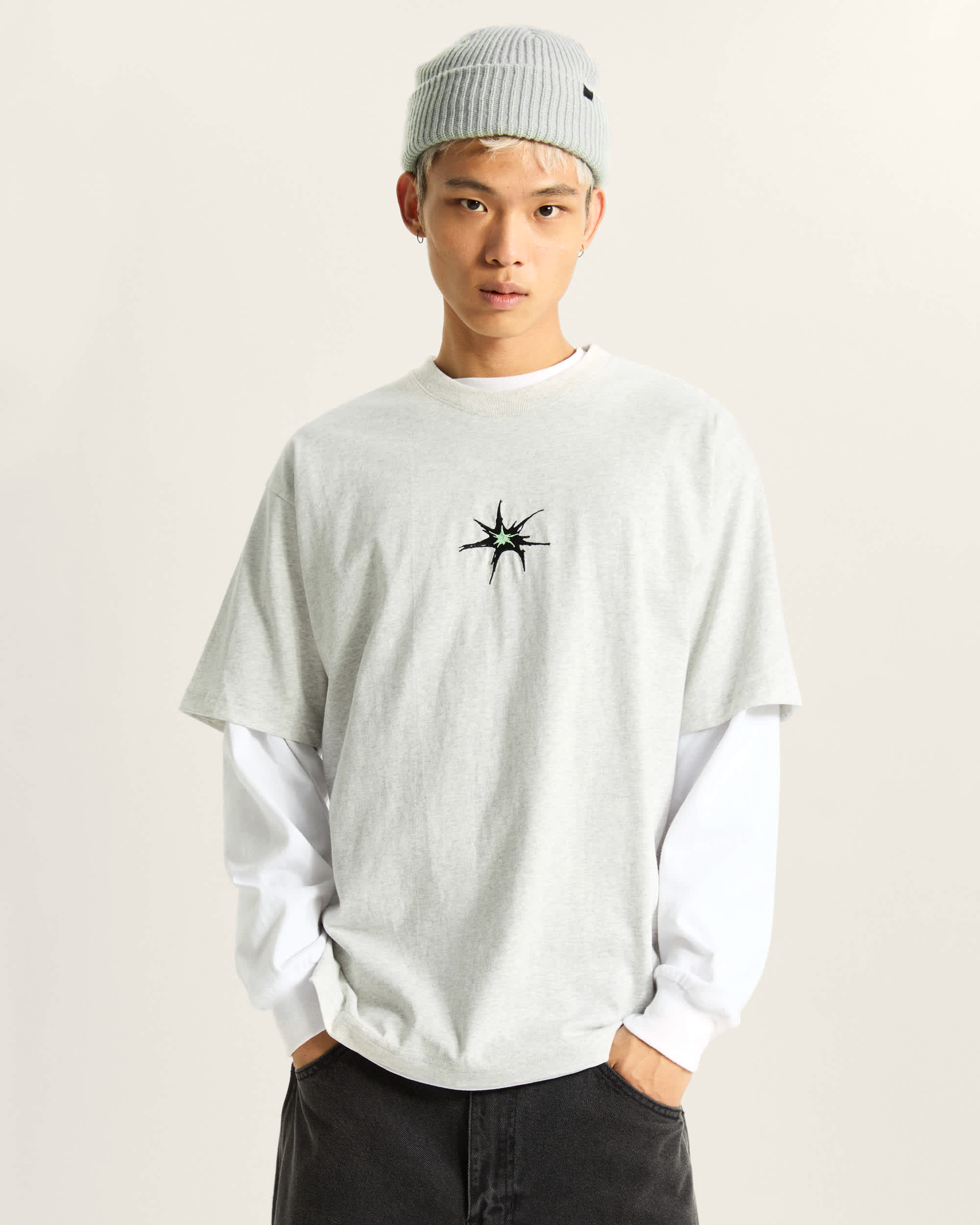 Skate Splatter TShirt VANS Grau ALT2