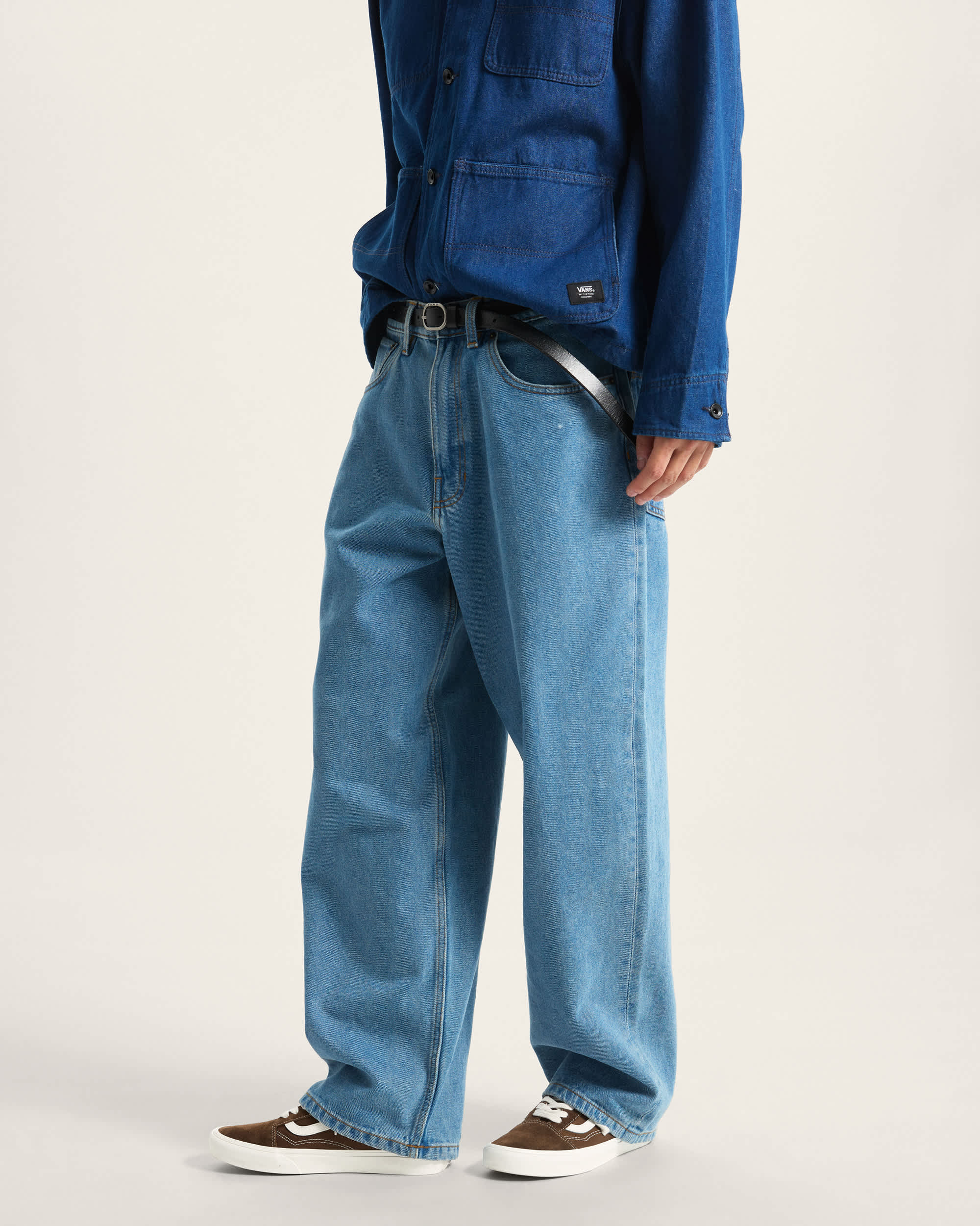 Check5 Baggy Denim Hose VANS Blau ALT4