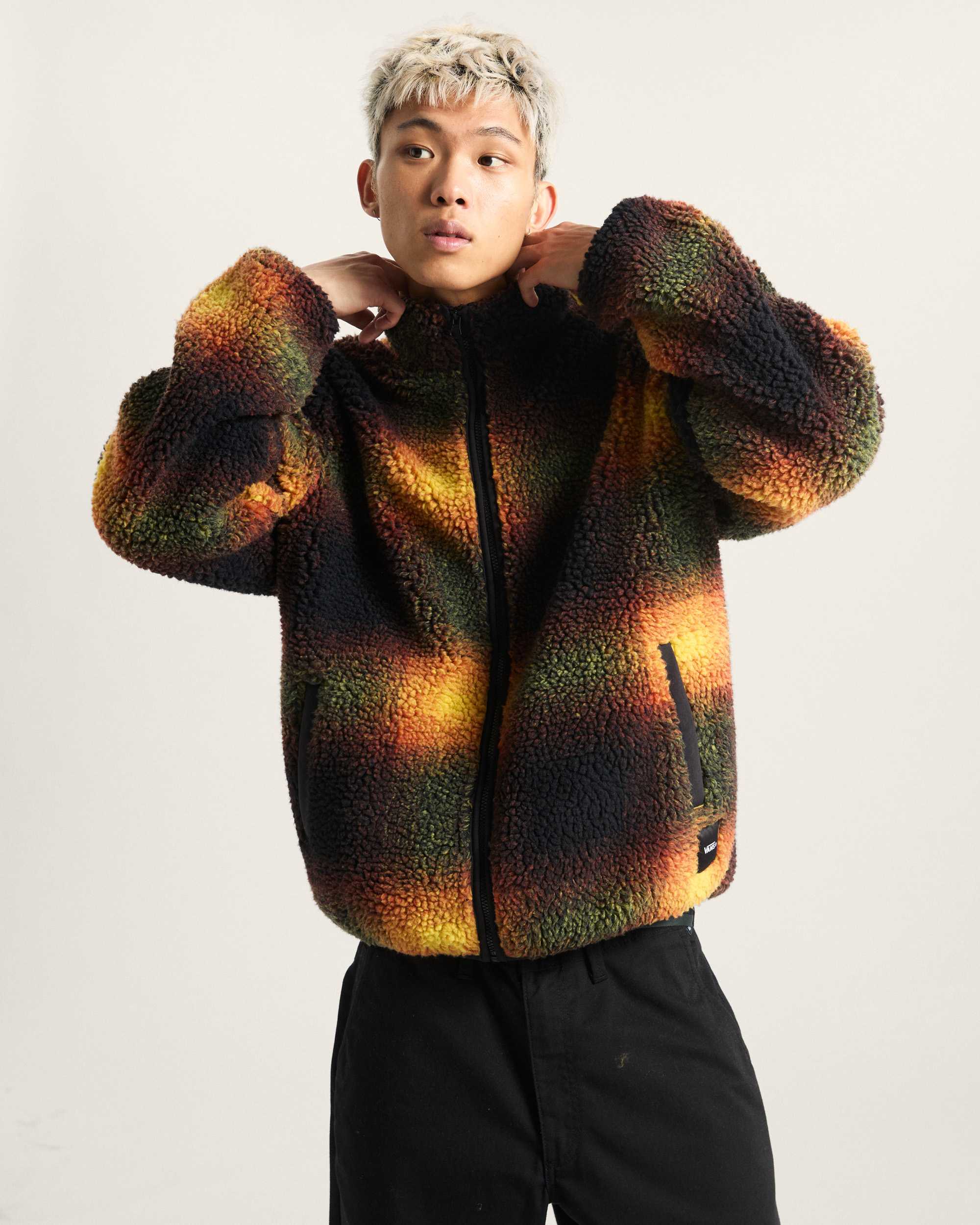 Heights Fleece Jacke VANS Schwarz ALT2