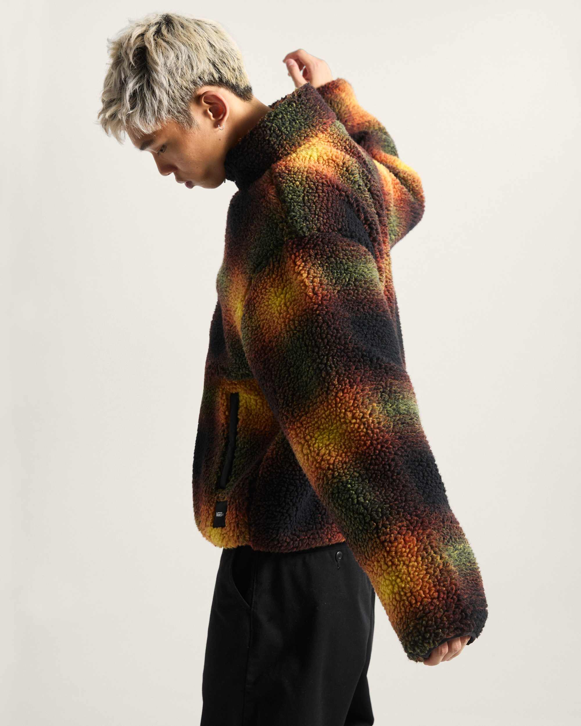 Heights Fleece Jacke VANS Schwarz ALT3