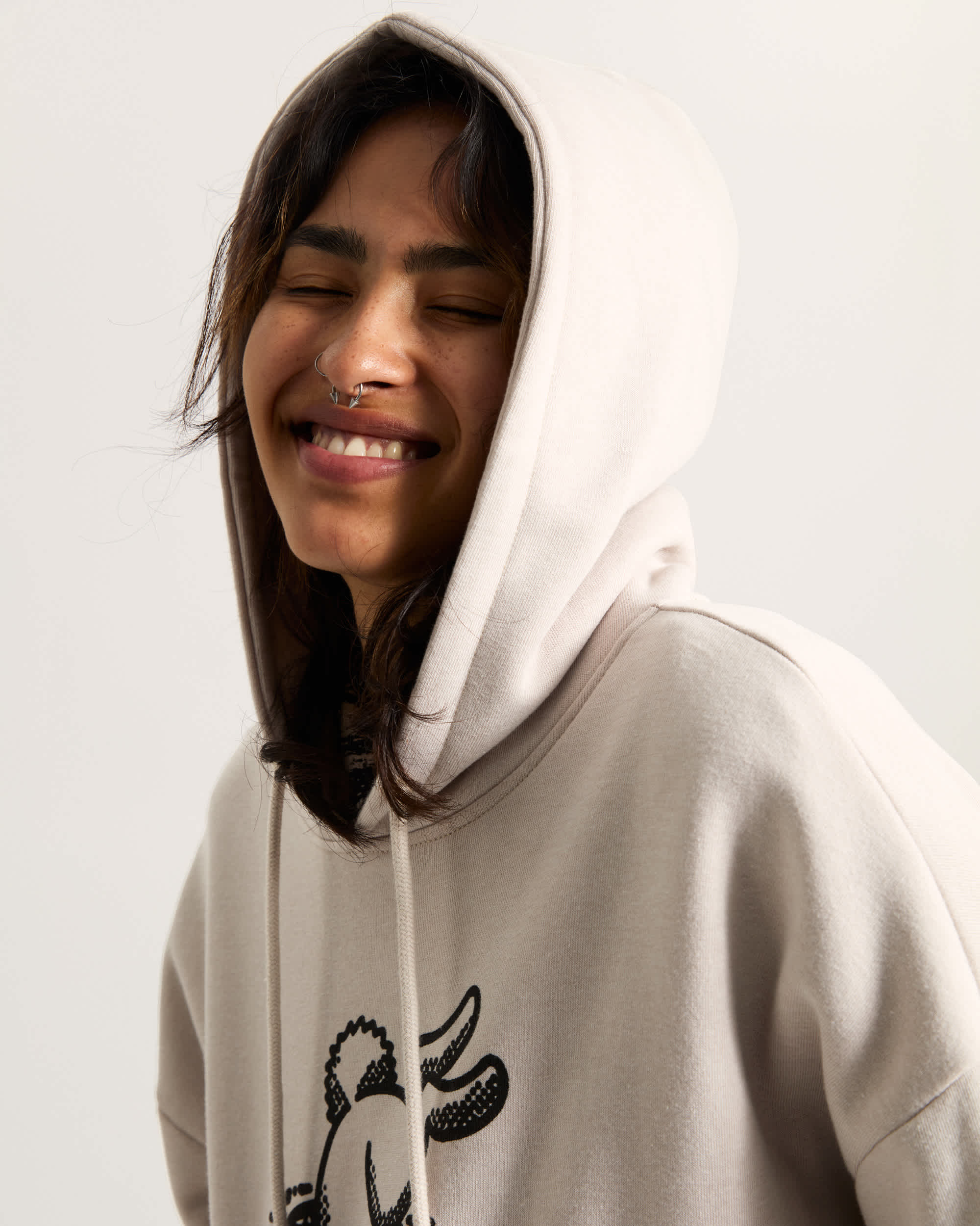 Down The Rabbit HoleHoodie VANS Beige ALT6