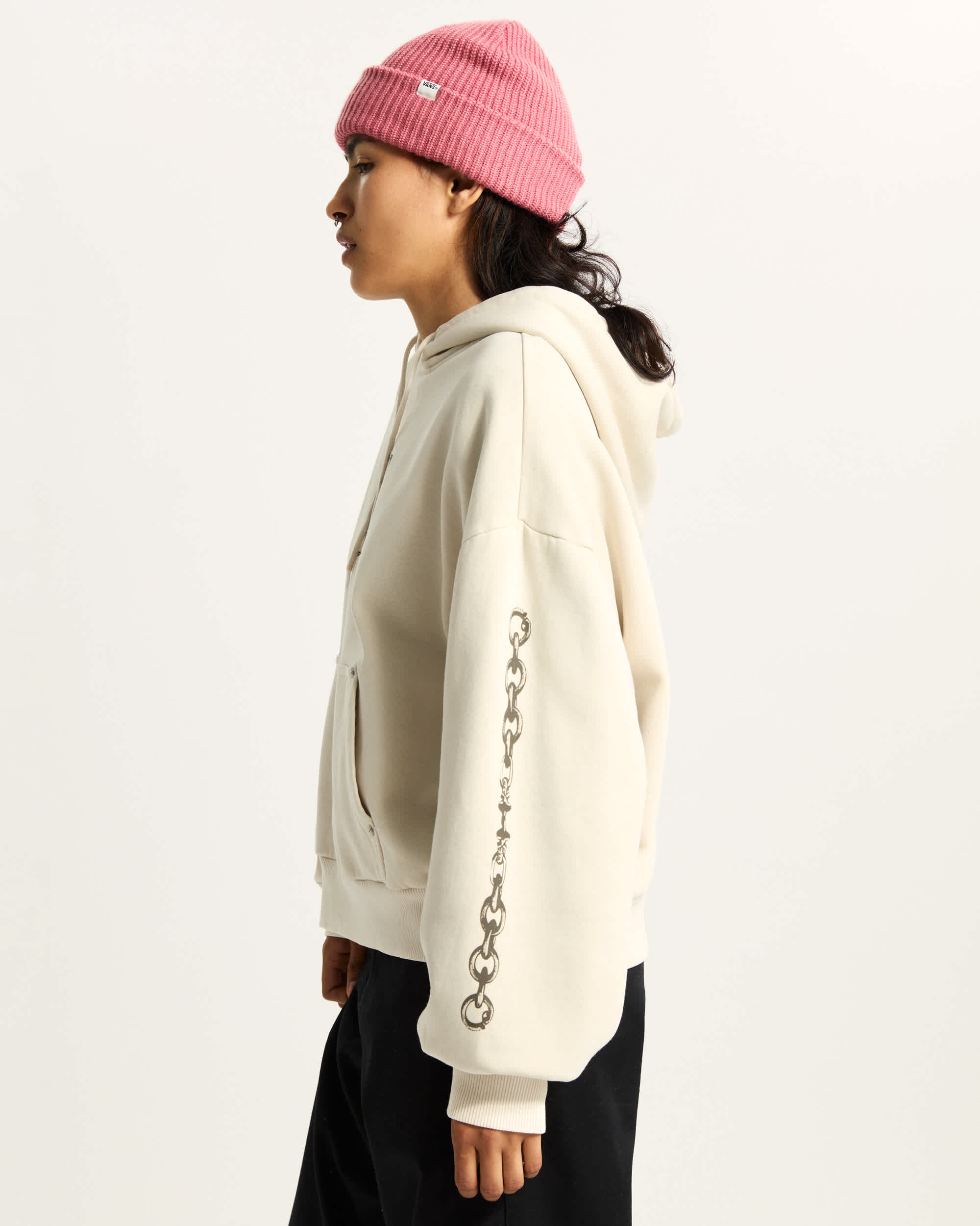 After Dark Retro Hoodie VANS Beige ALT4