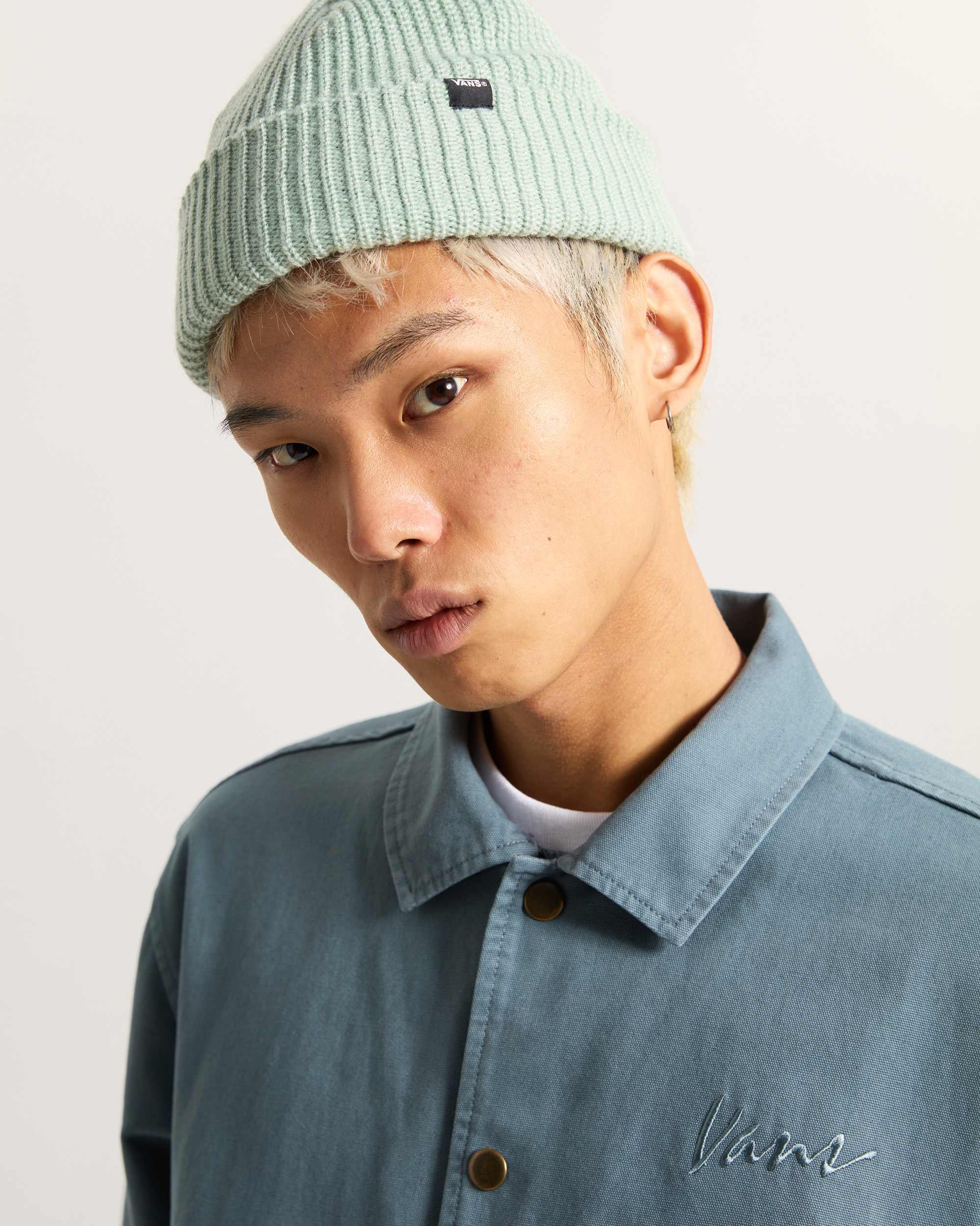 Core Basic Cuff Beanie VANS Green ALT4