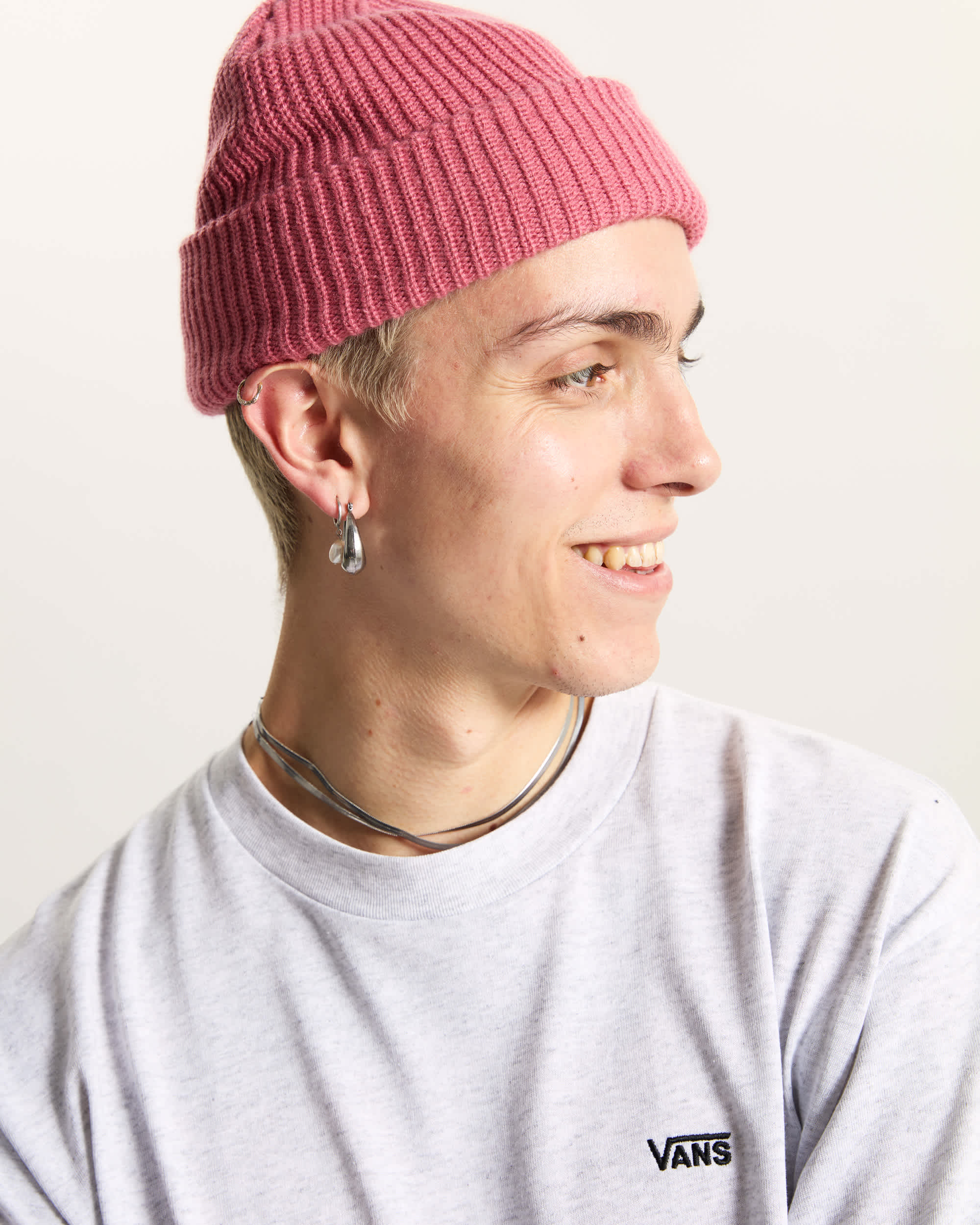 Core Basic Cuff Beanie VANS Pink ALT3