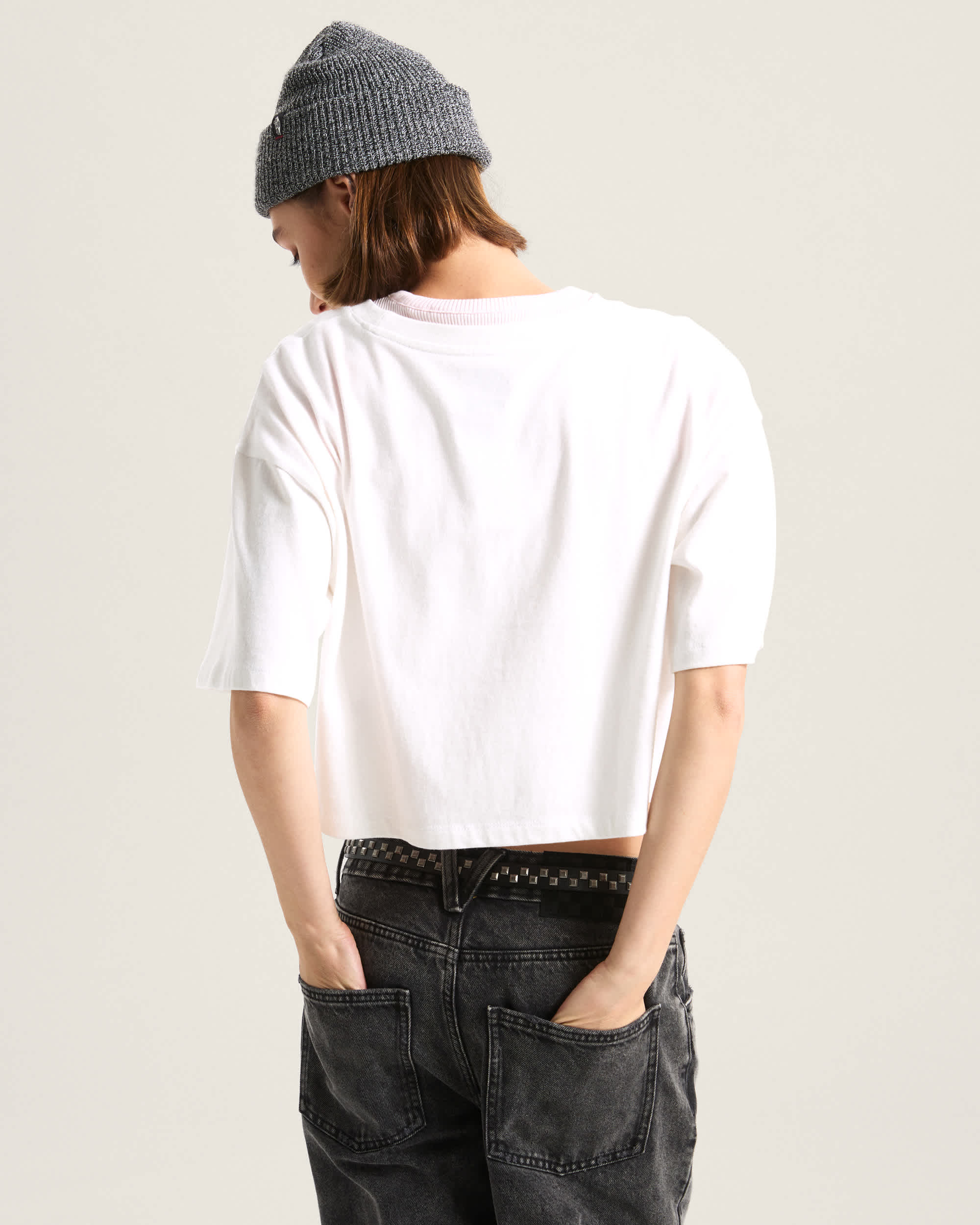 Tshirt Classic Script VANS Branco ALT3