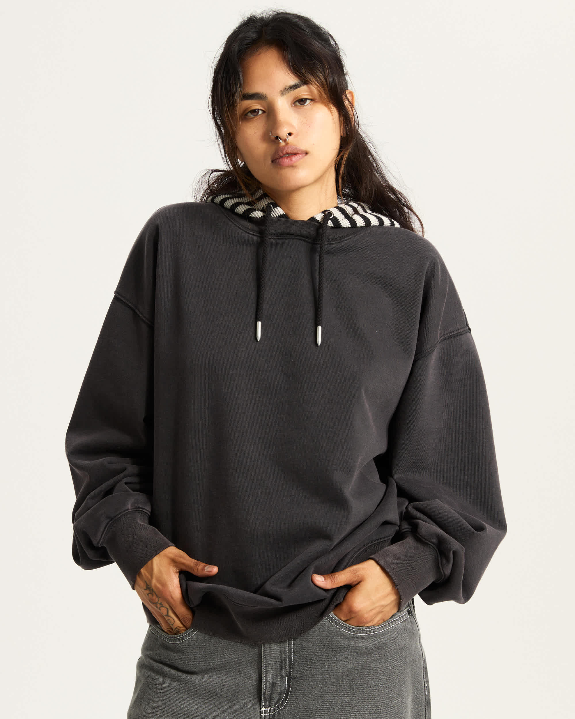 Effy Hooded Sweatshirt VANS Black ALT2