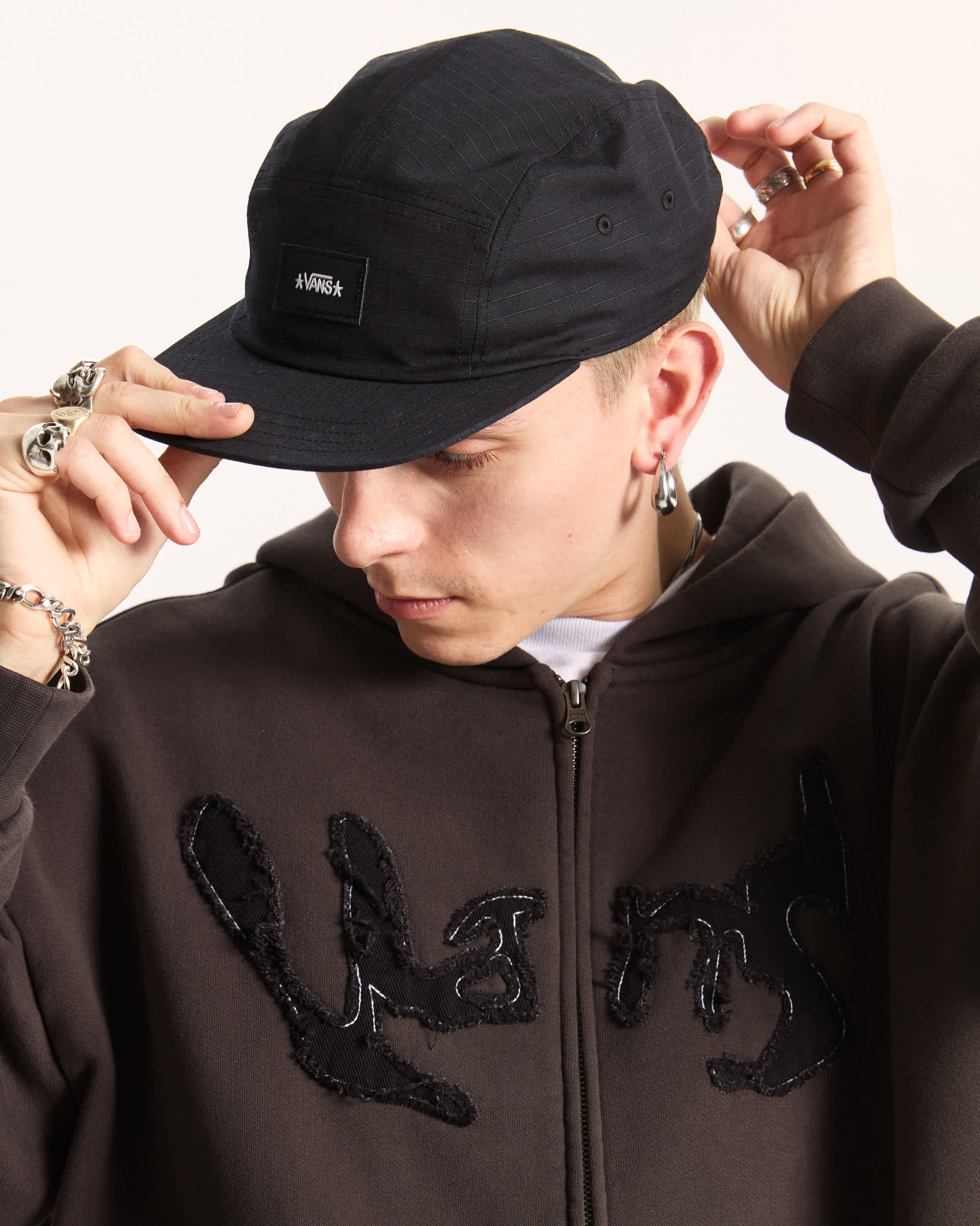 Skate Snapback Pet VANS Zwart ALT3