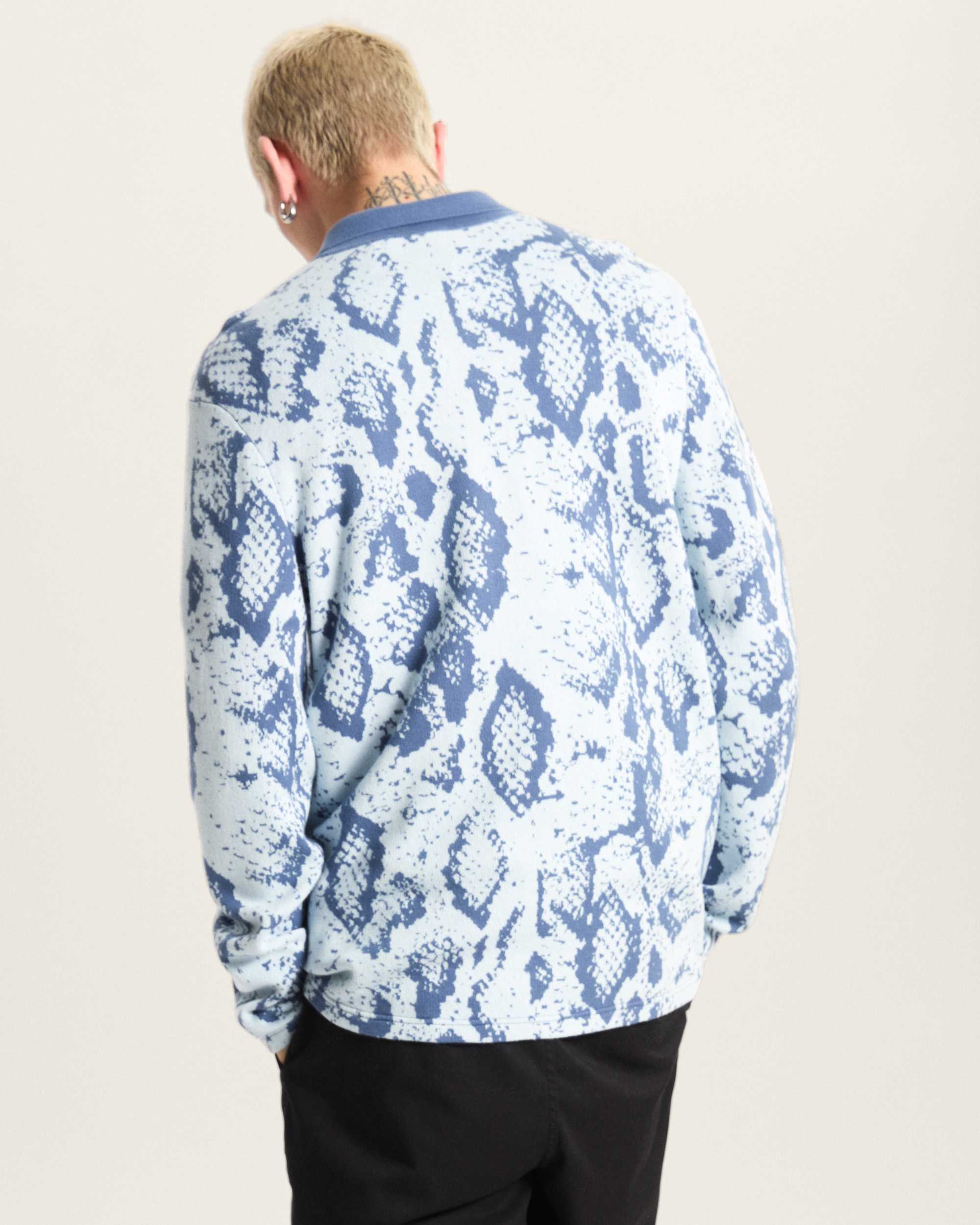 Polo a maniche lunghe Raw Instinct VANS Blu ALT3