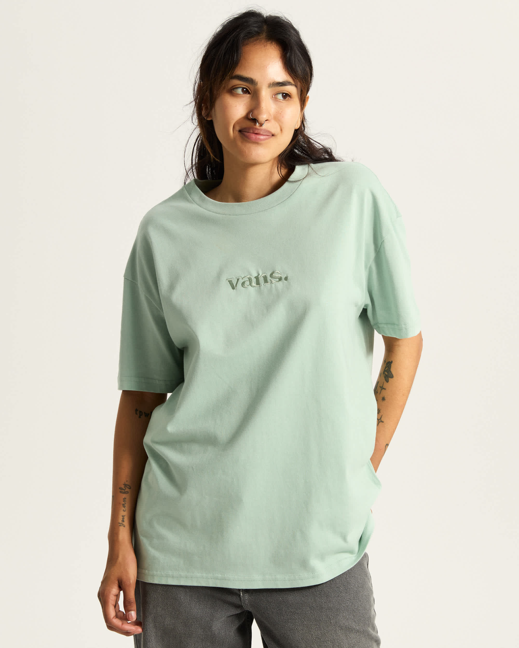 Essential TShirt VANS Grn ALT2