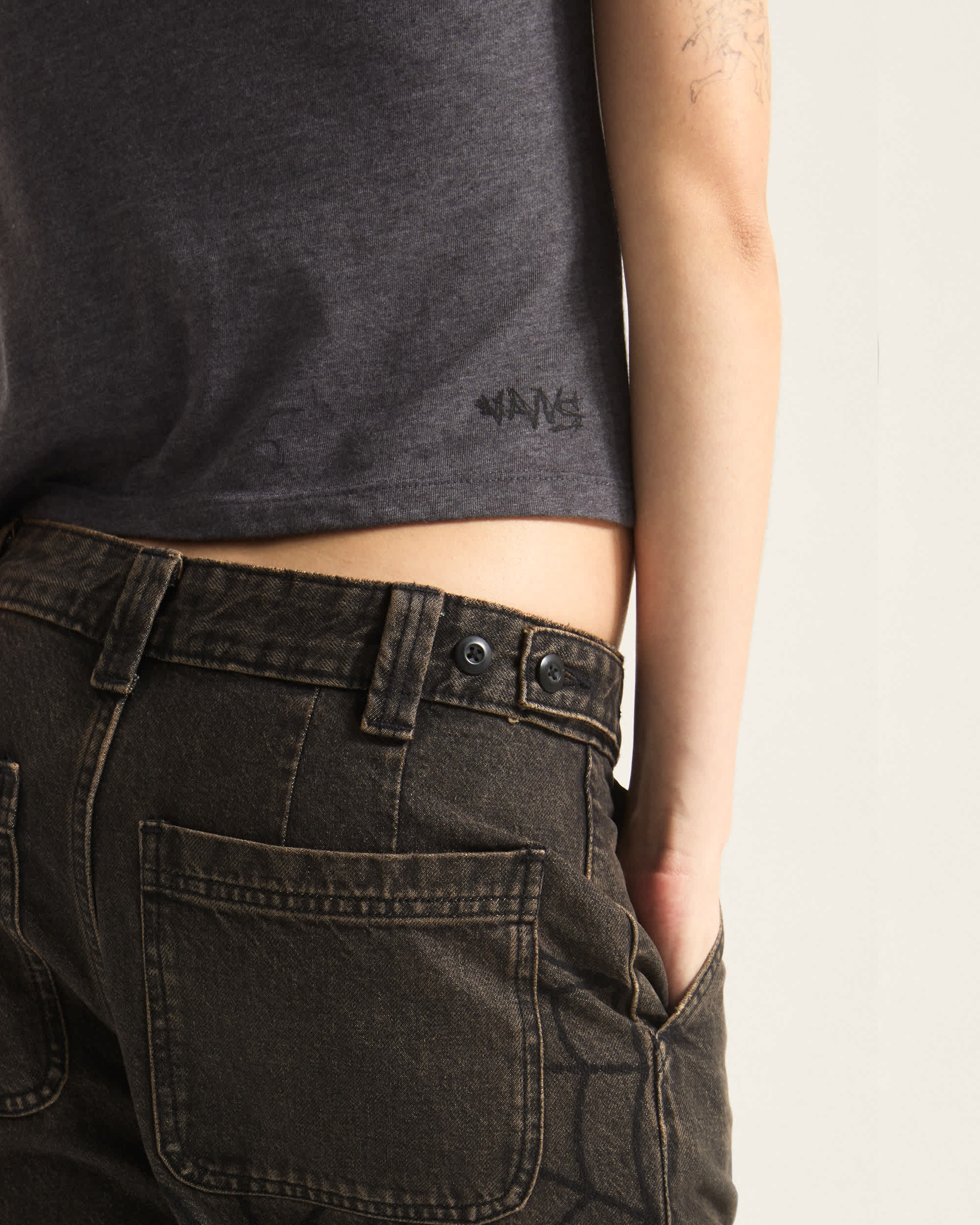 Tshirt Ringer Cruzing VANS Cinzento ALT6