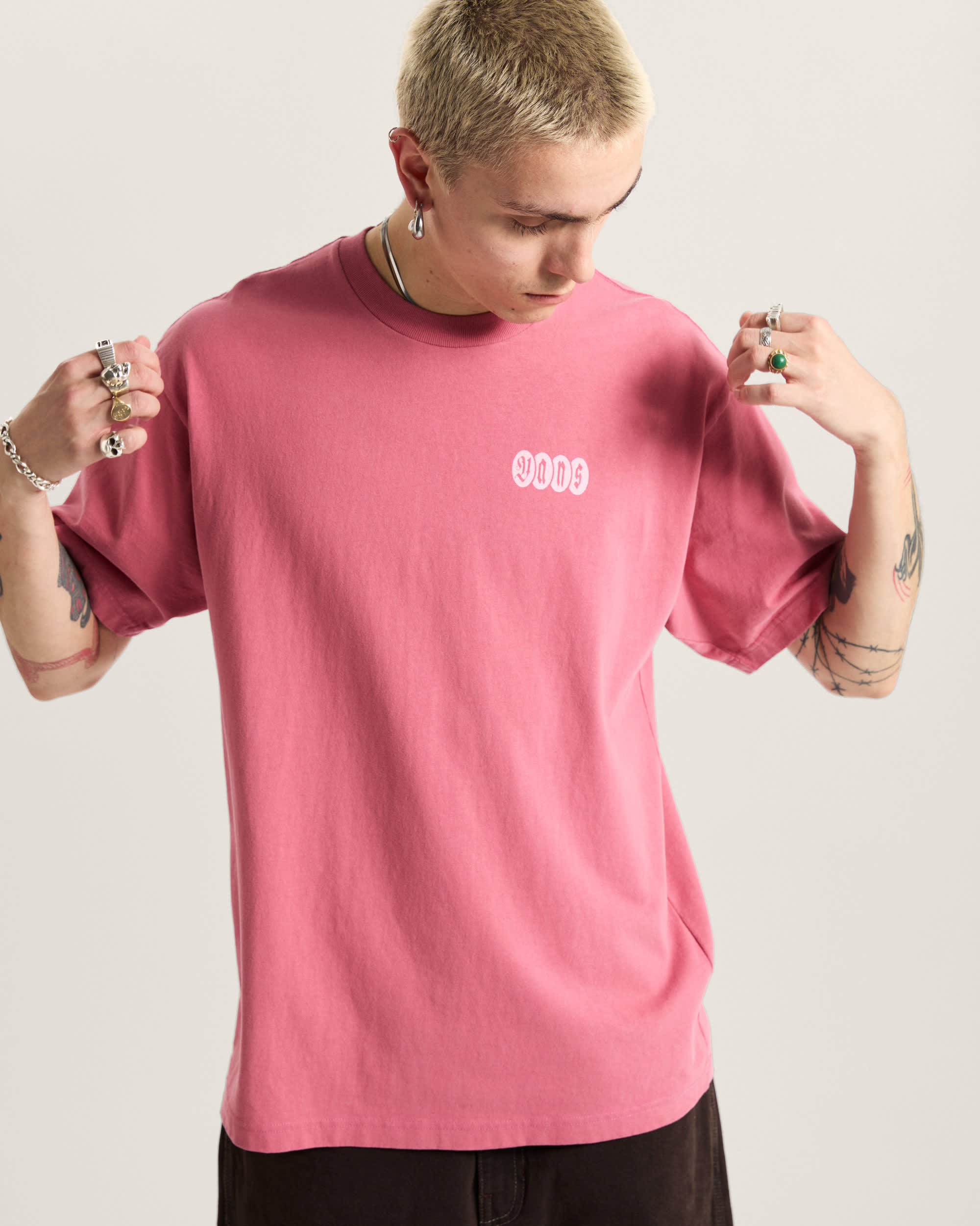 Earthbound TShirt VANS Rosa ALT2