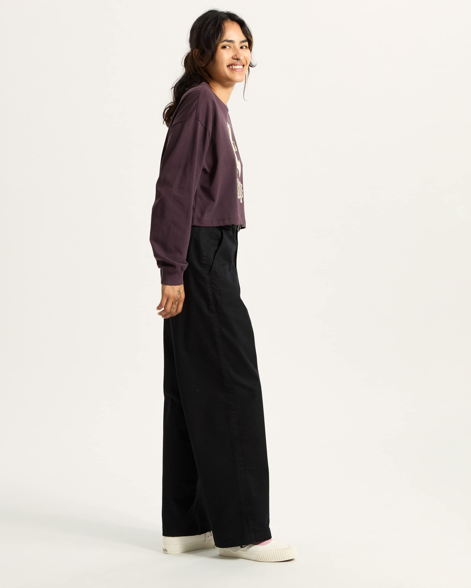 Lil Bear Relax Crop TShirt VANS Blau ALT5