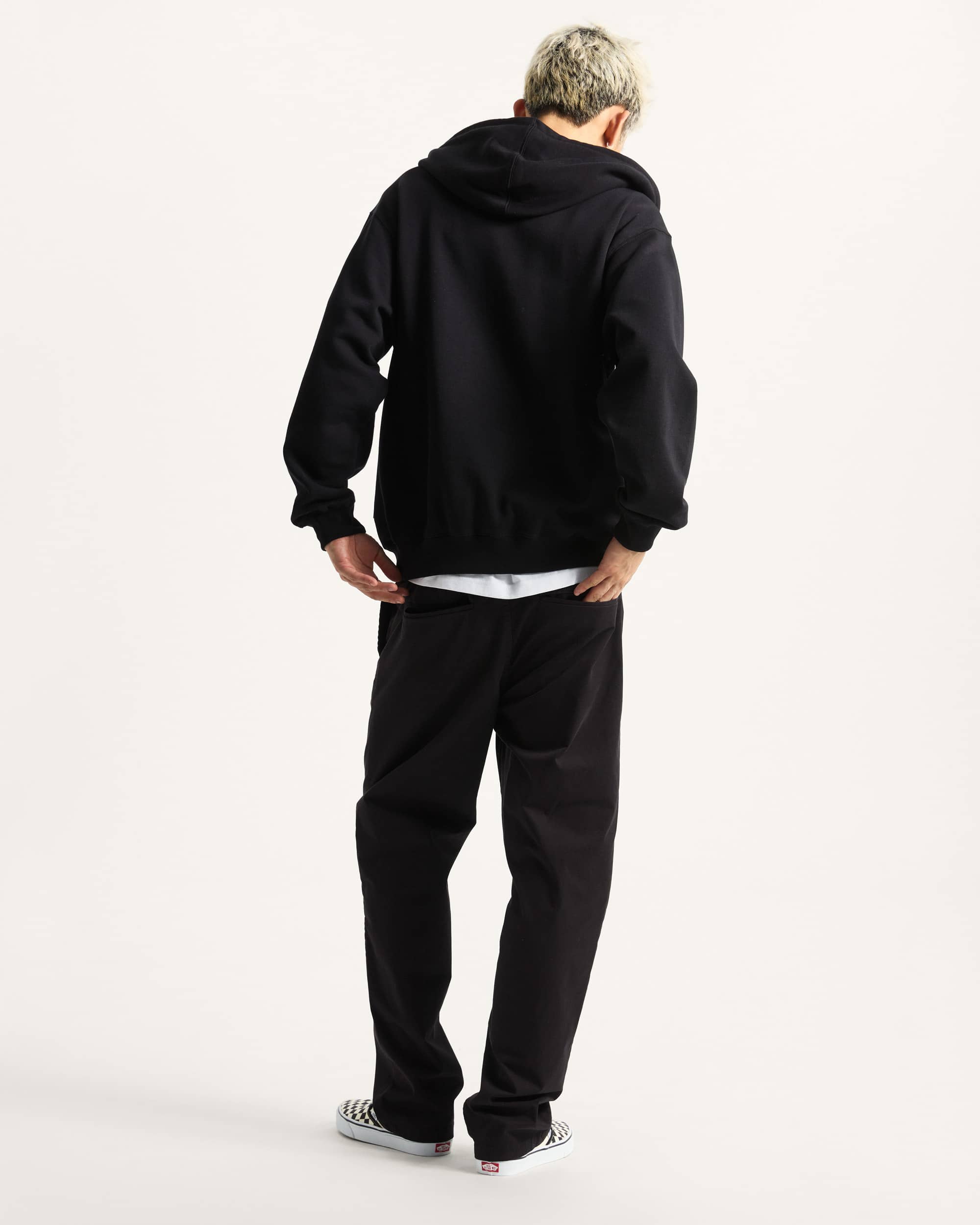 Left Chest II Logo Hoodie VANS Schwarz ALT5