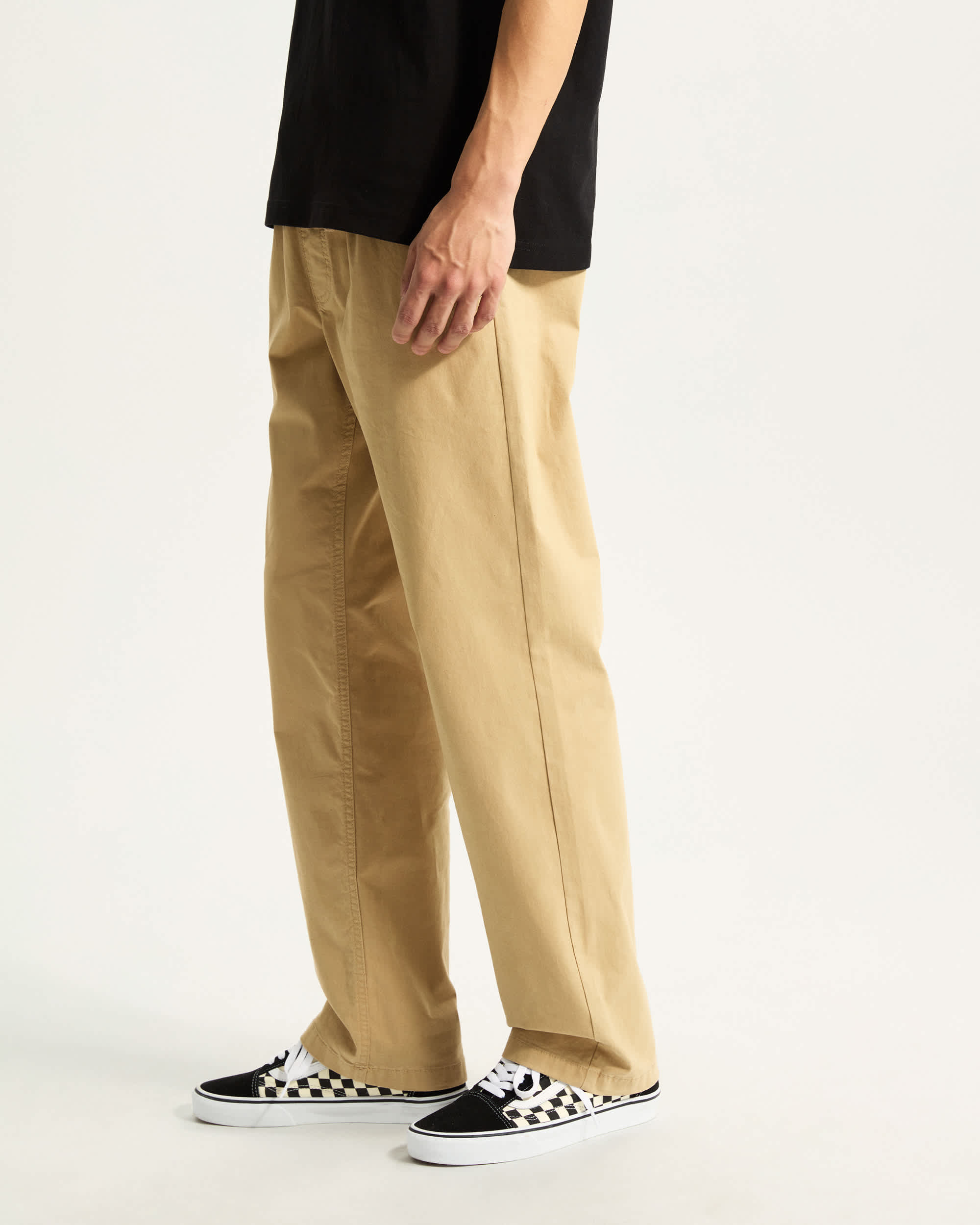 Pantalon dcontract lastique Range VANS Beige ALT4