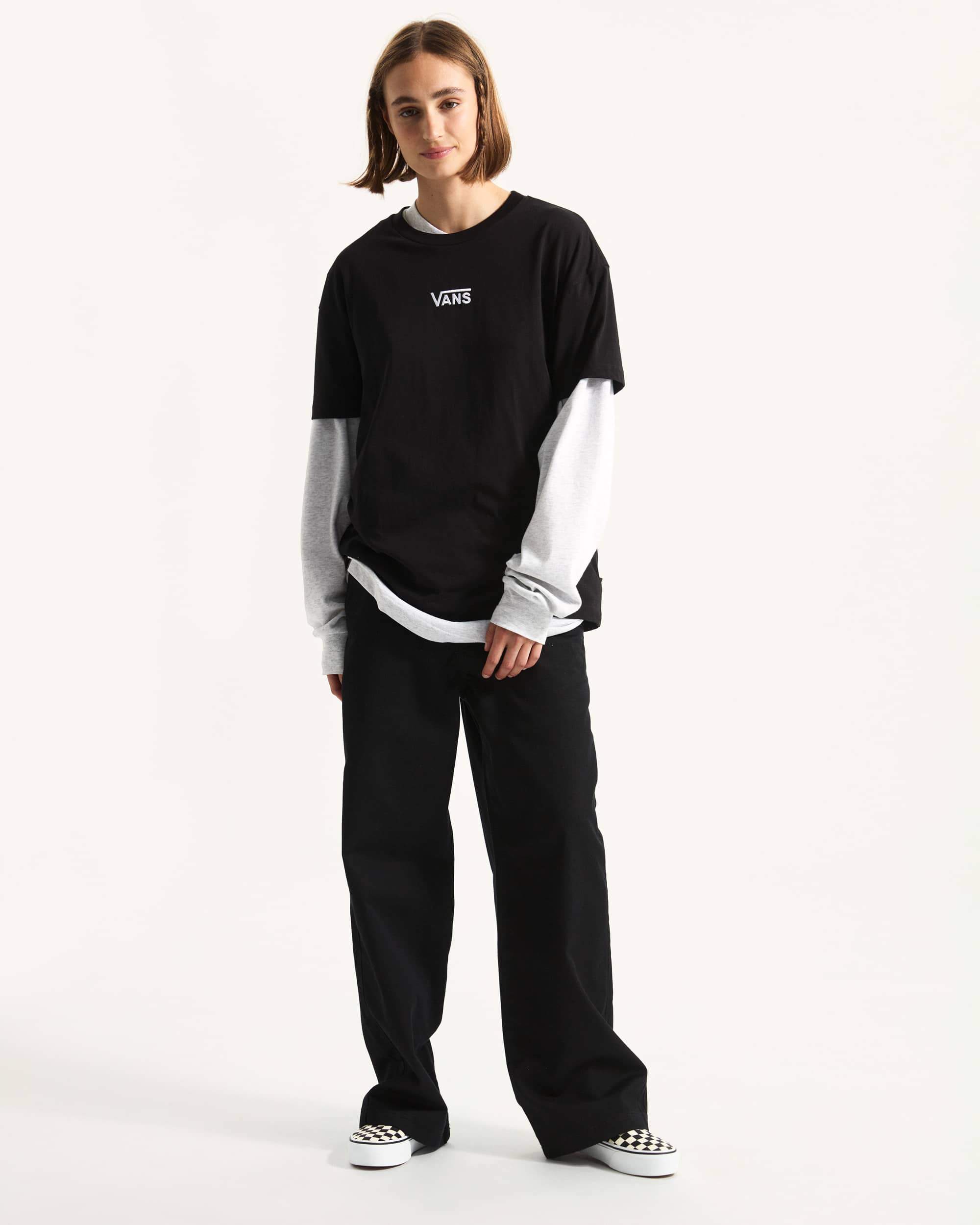 Flying V Oversized Tshirt VANS Black ALT4