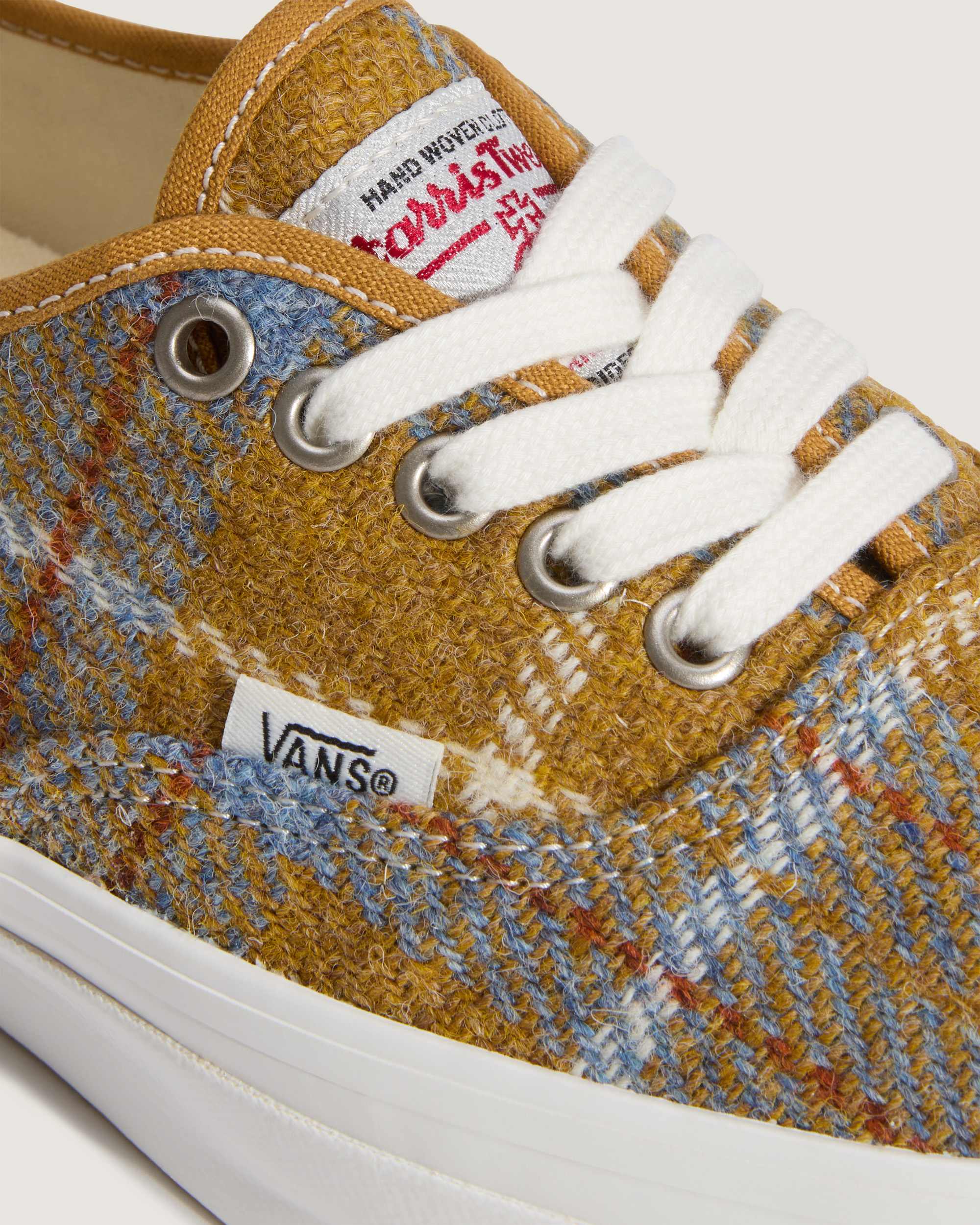Premium Authentic Harris Tweed Schuhe VANS Beige ALT6