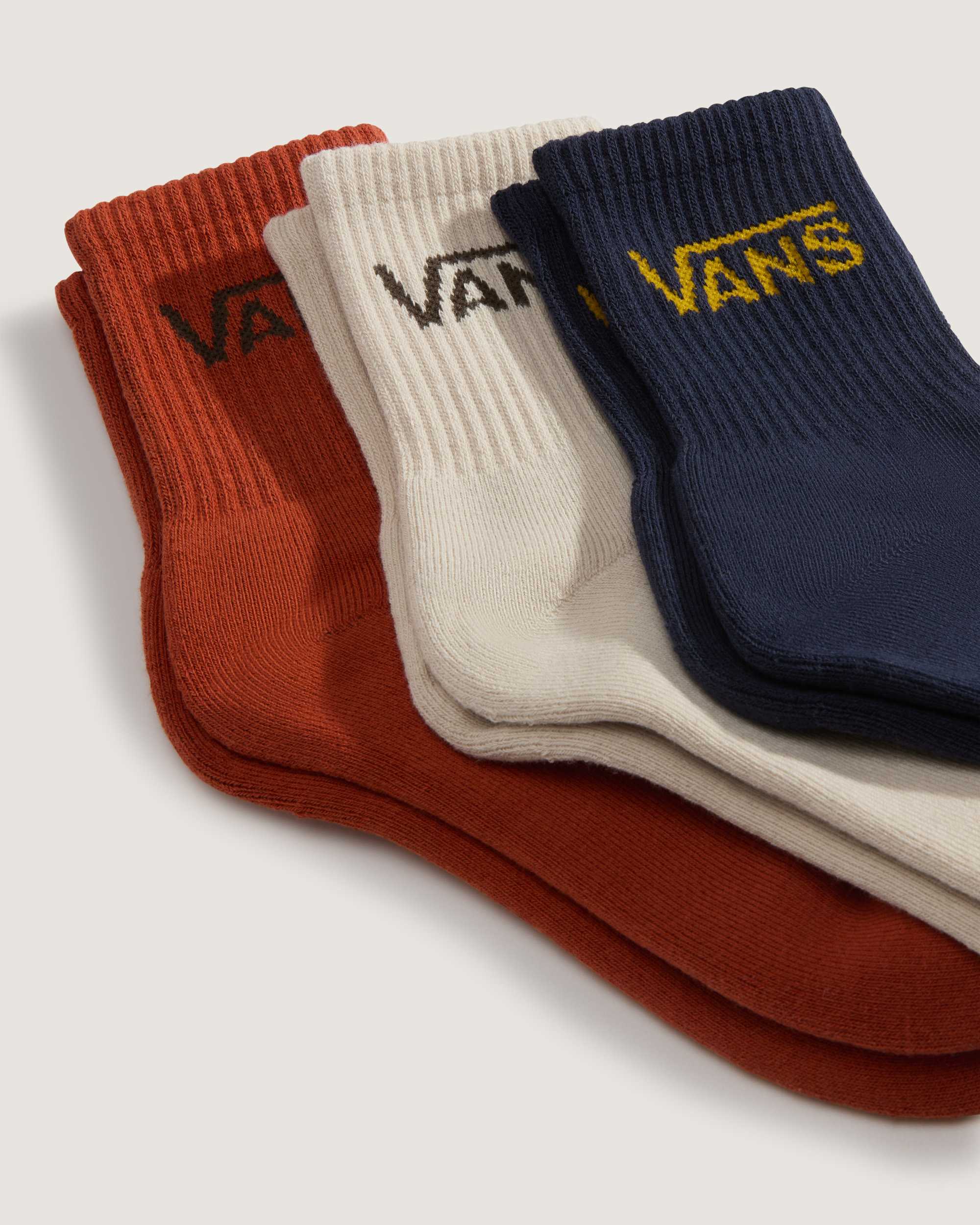 Classic Half Crew Socks 3 Pairs VANS Blue ALT2