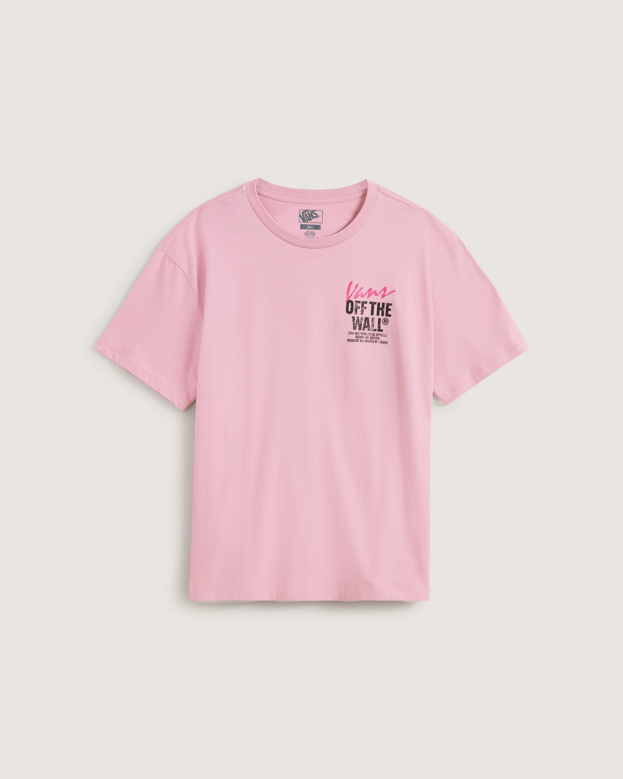 Tshirt Lady Wall VANS Rose HERO