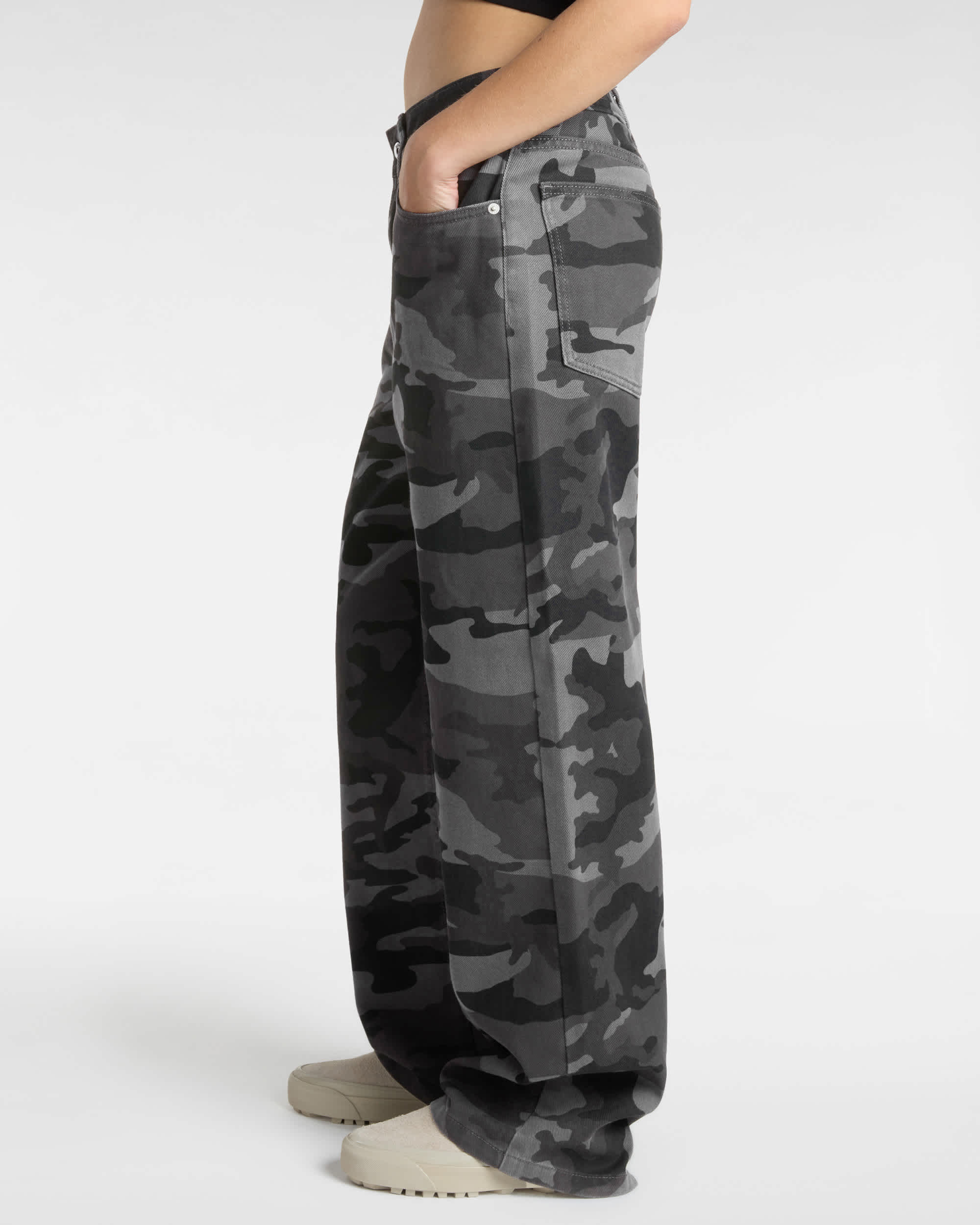 Pantalon  5 poches Sirelle Puddle VANS Noir ALT4