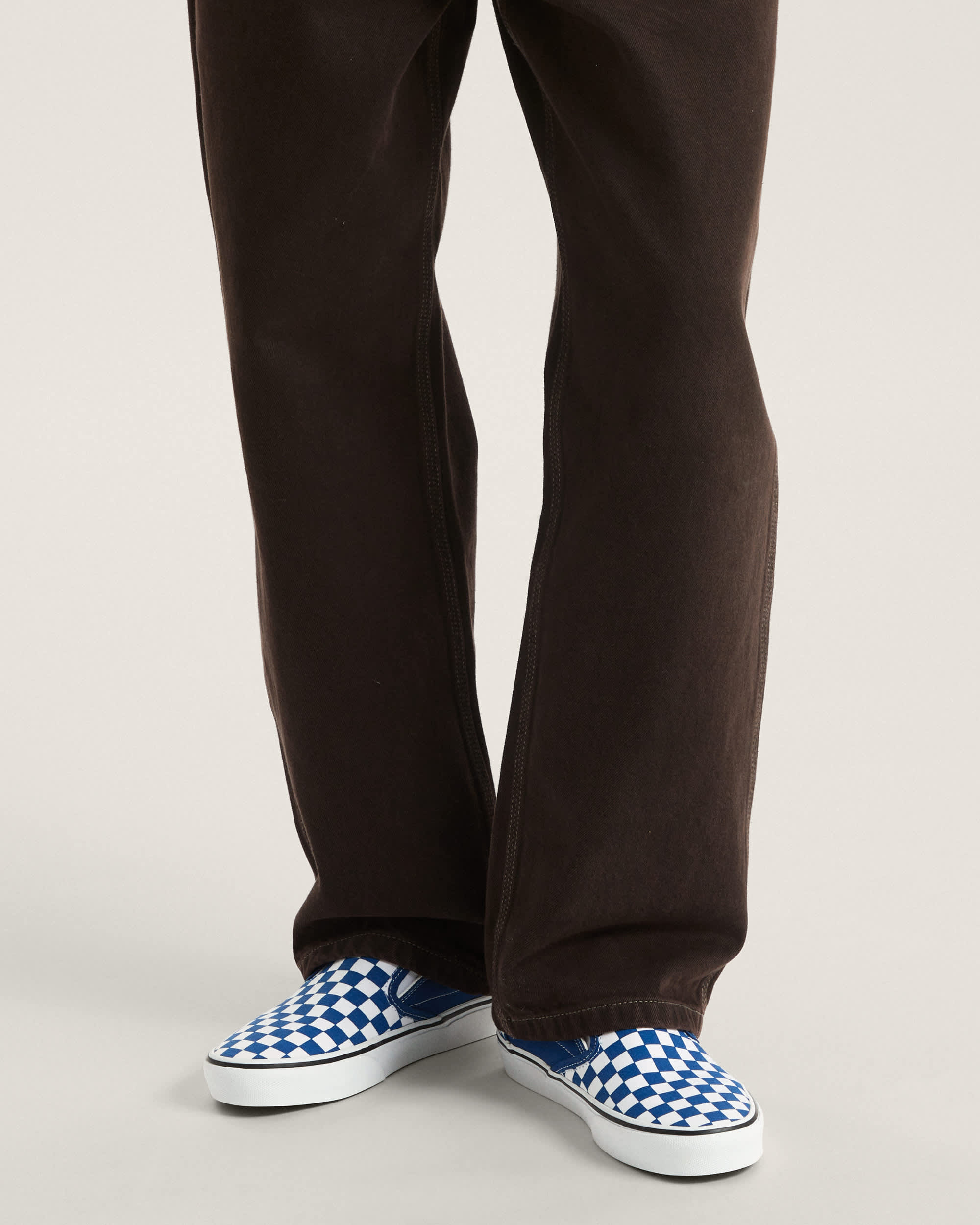 SlipOn Checkerboard Schuhe VANS Blau ALT4