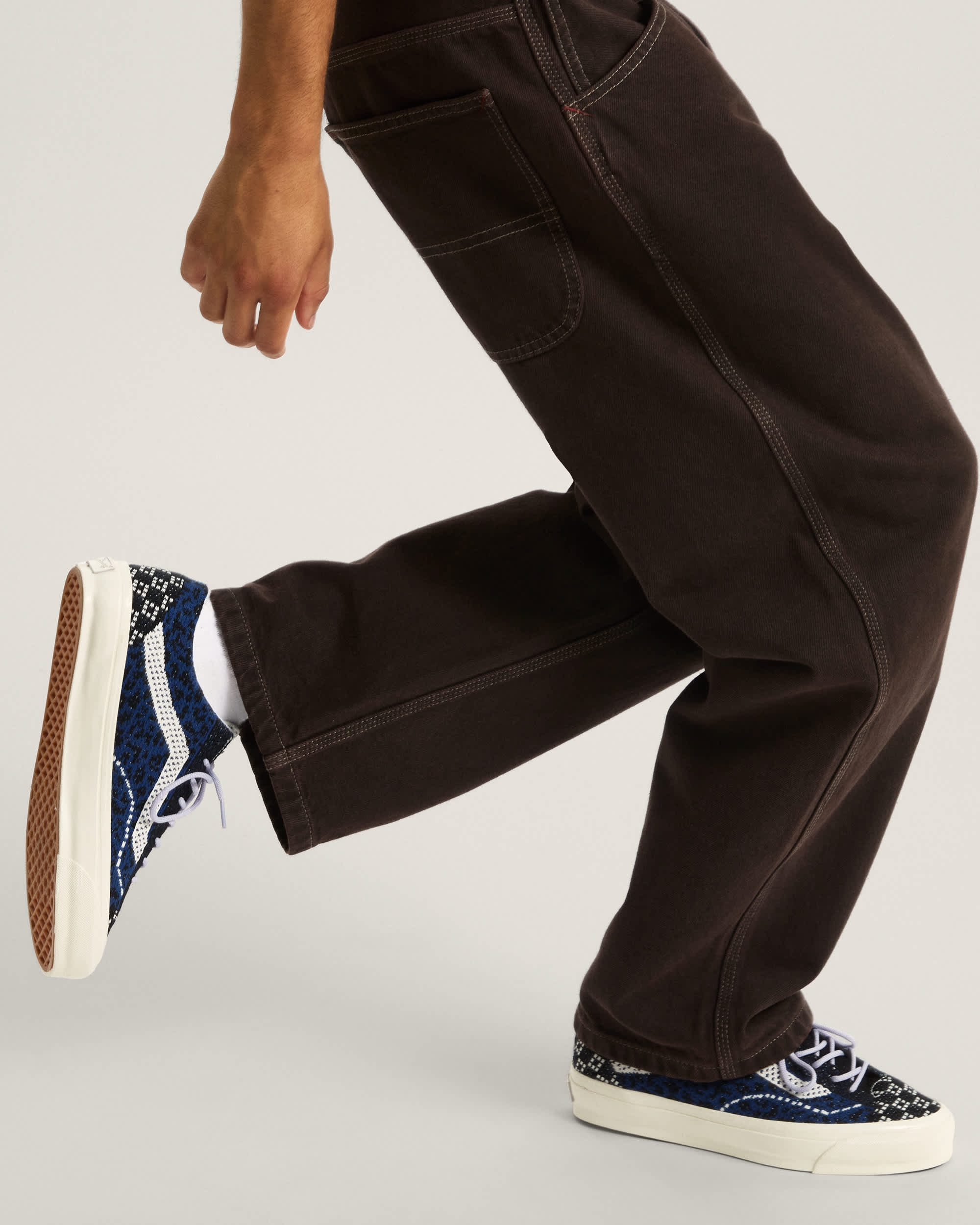 Chaussures Premium Old Skool VANS Bleu ALT4