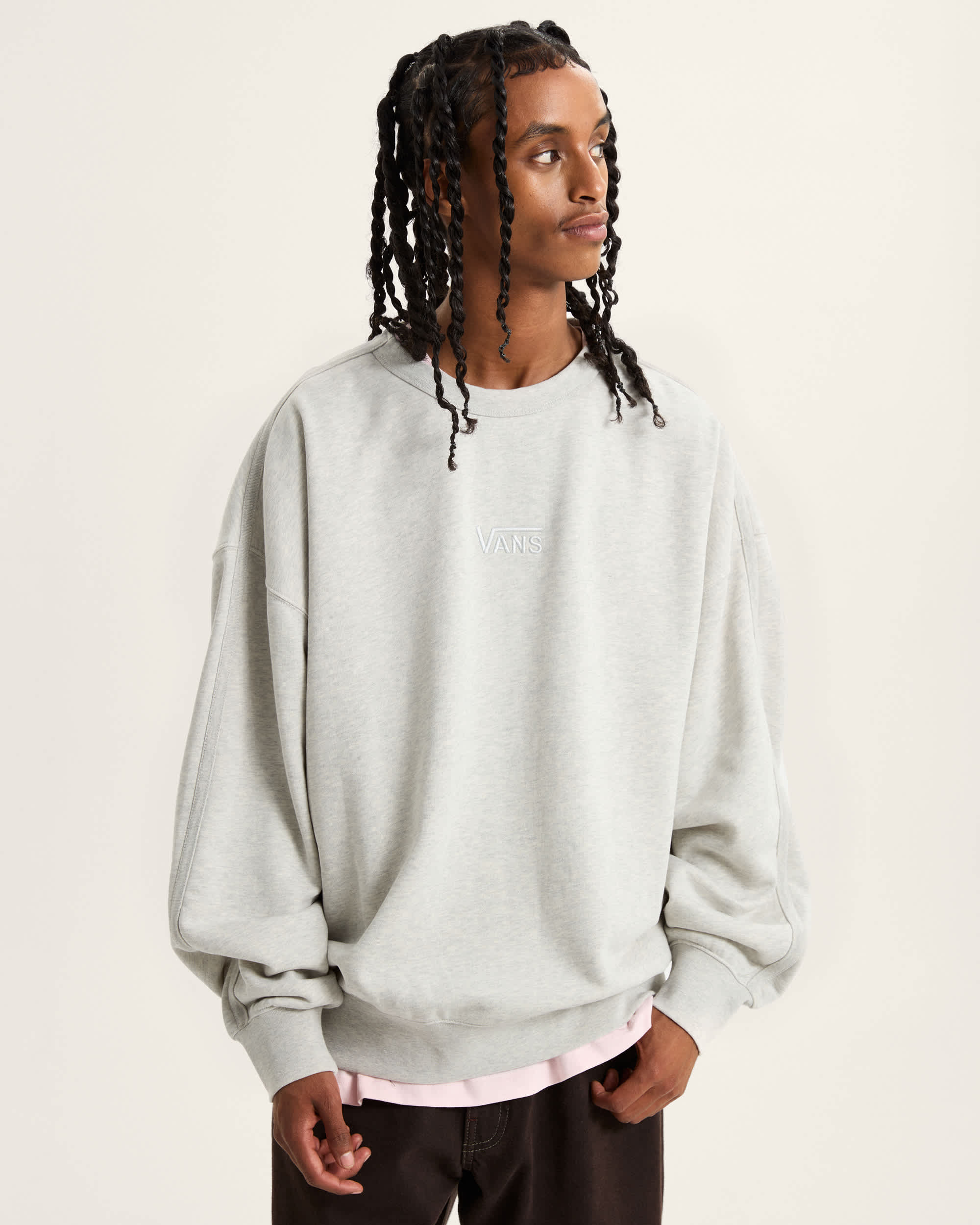 Premium Logo Crew Sweatshirt VANS Grau ALT2