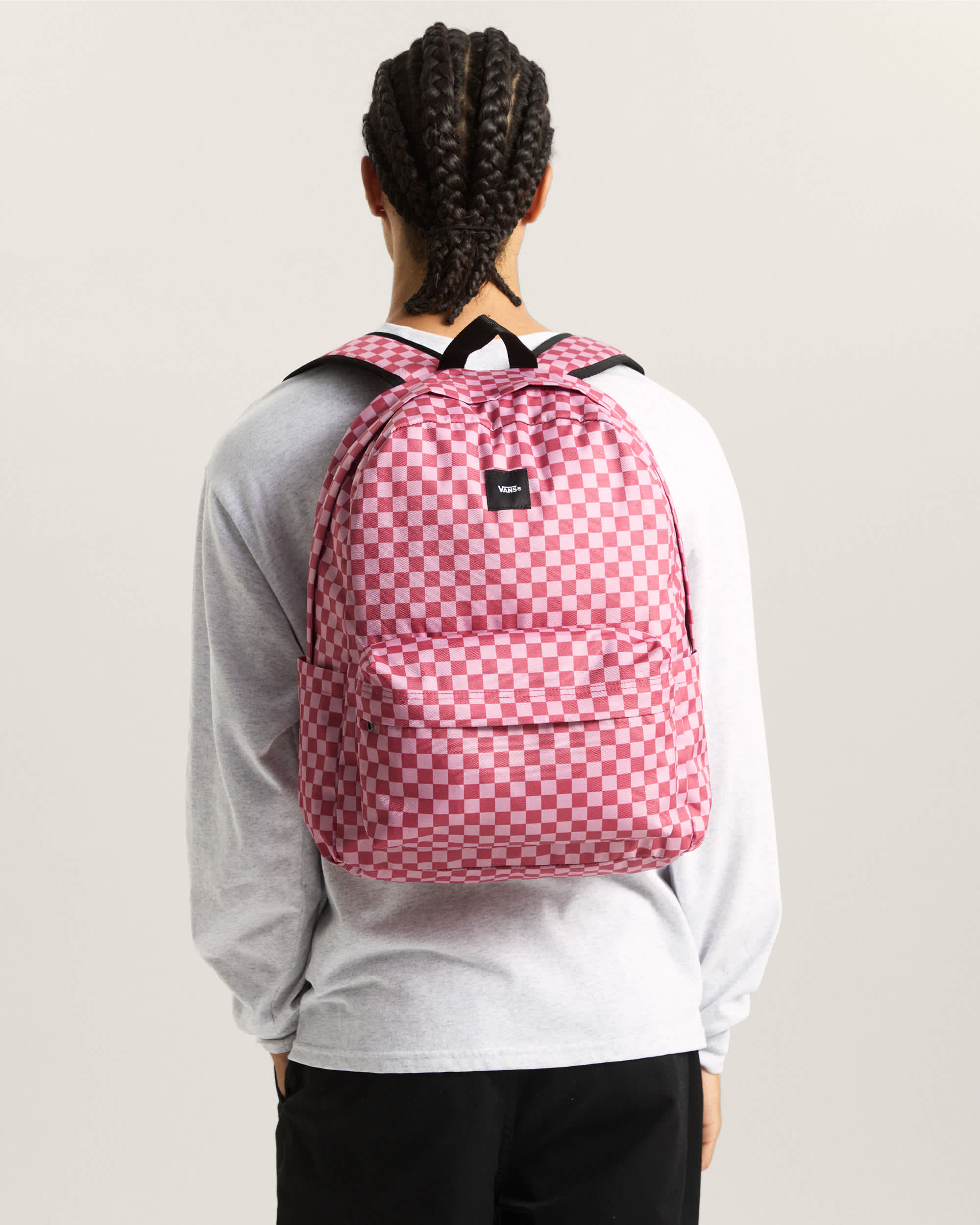 Old Skool Check Rucksack VANS Rosa ALT6