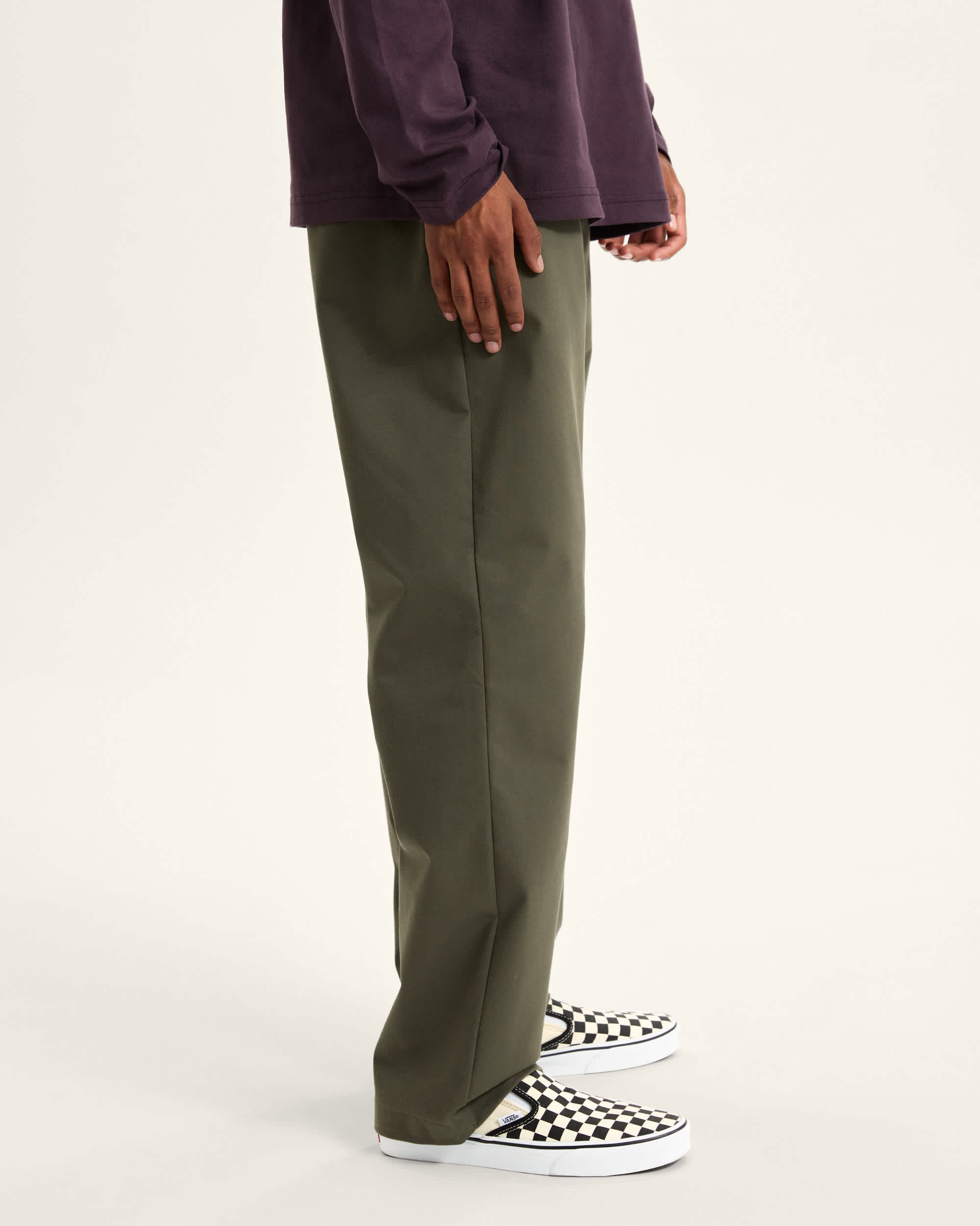 Pantalon Authentic Chino Relaxed VANS Vert ALT4