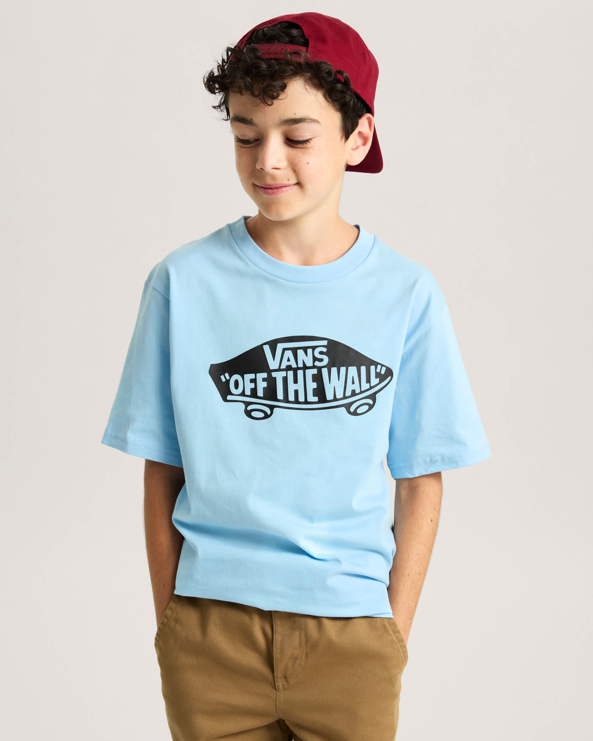 Kids Style 76 TShirt 814 Years VANS Blue ALT2