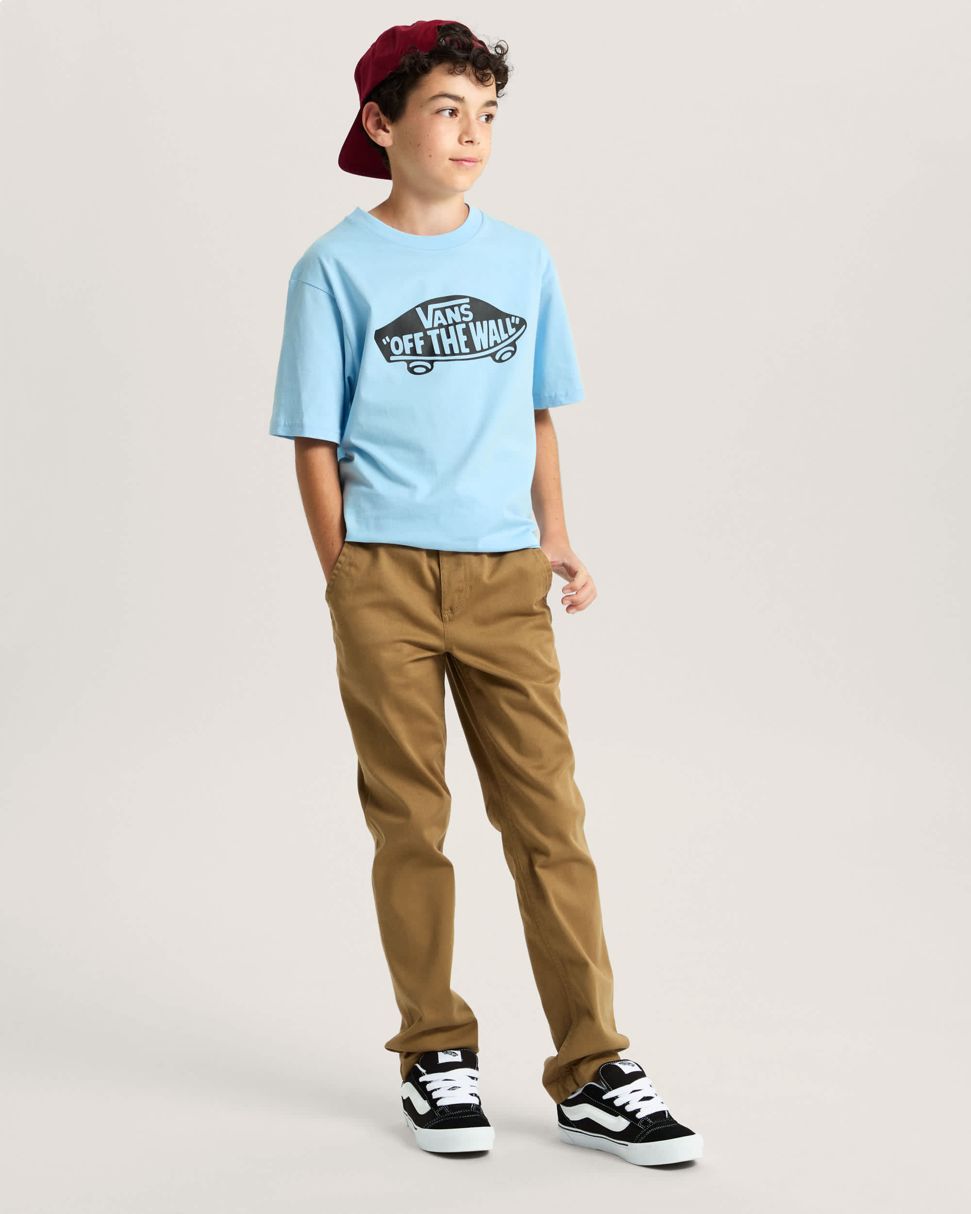 Kids Style 76 TShirt 814 Years VANS Blue ALT4