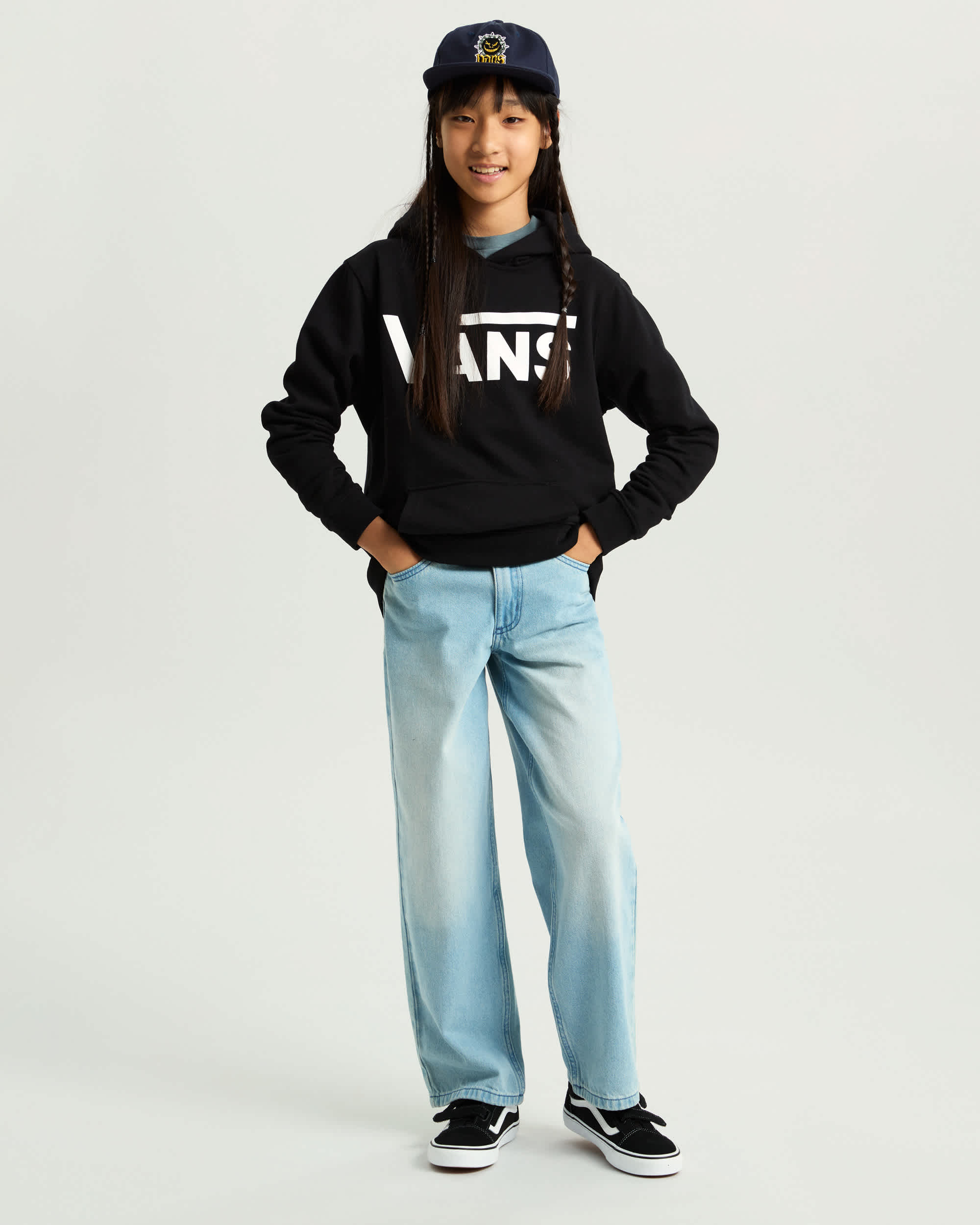 Kinder Vans II Hoodie 814 Jahre VANS Schwarz ALT11