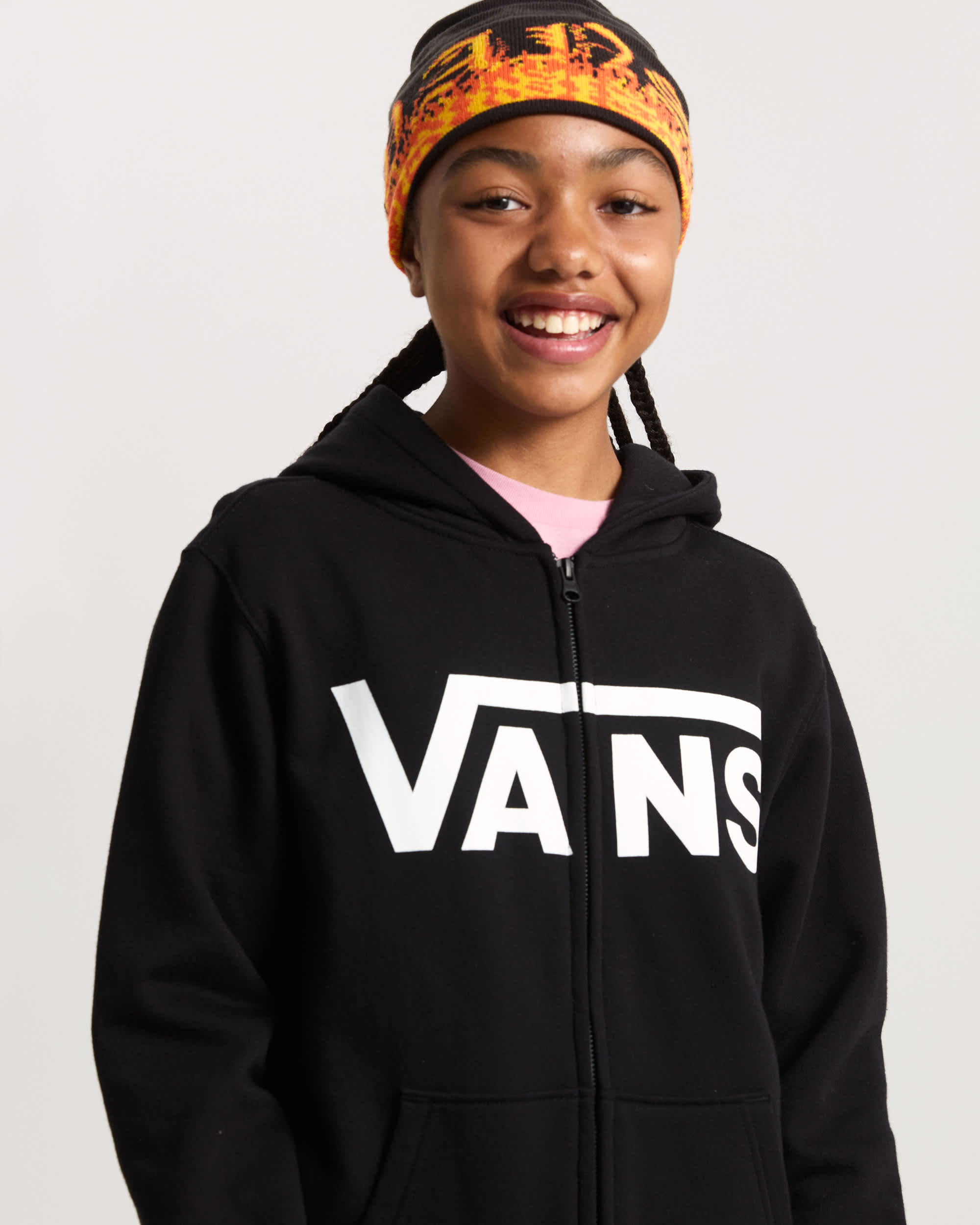 Kinder Vans Classic II Hoodie 814 Jahre VANS Schwarz ALT10