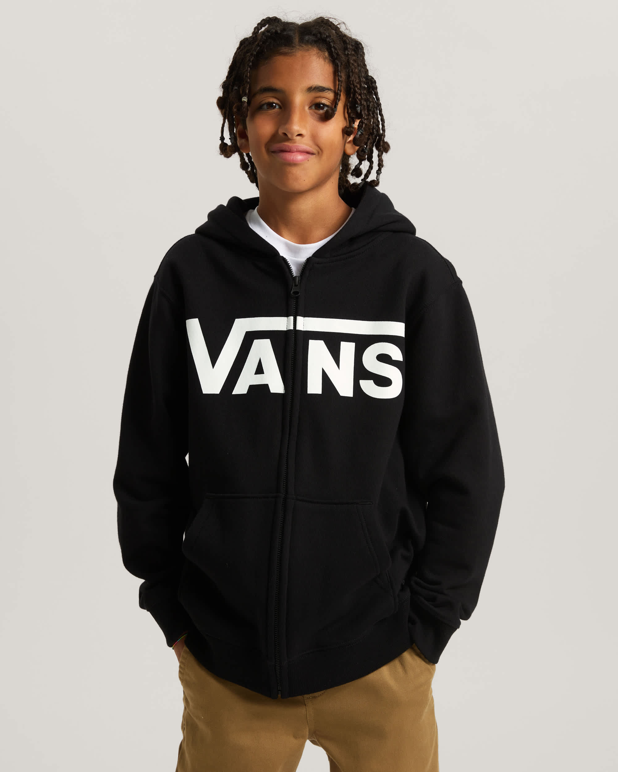 Kinder Vans Classic II Hoodie 814 Jahre VANS Schwarz ALT2