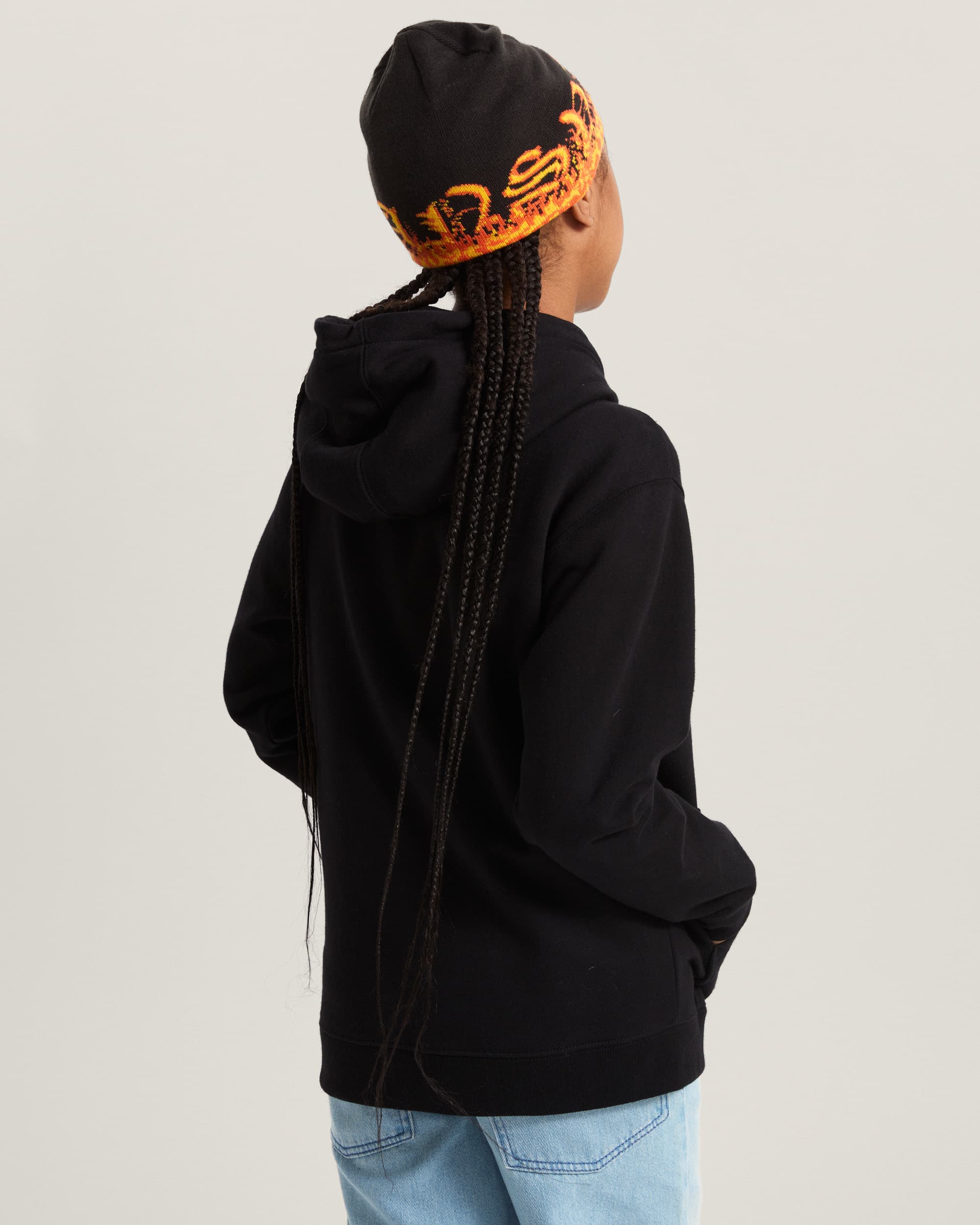 Kinder Vans Classic II Hoodie 814 Jahre VANS Schwarz ALT7