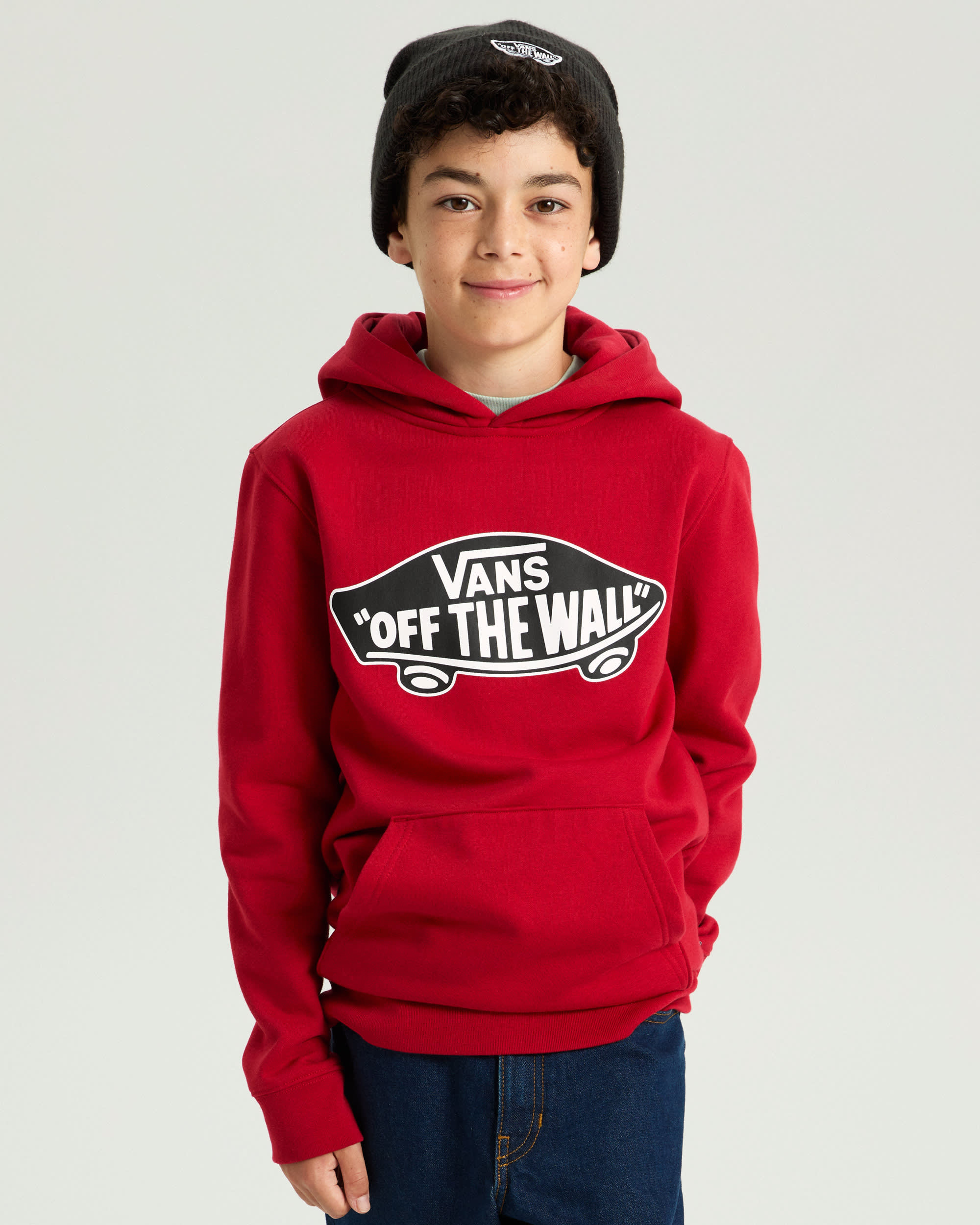 Sweat  capuche Style 76 Ado 814 ans VANS Rouge ALT2