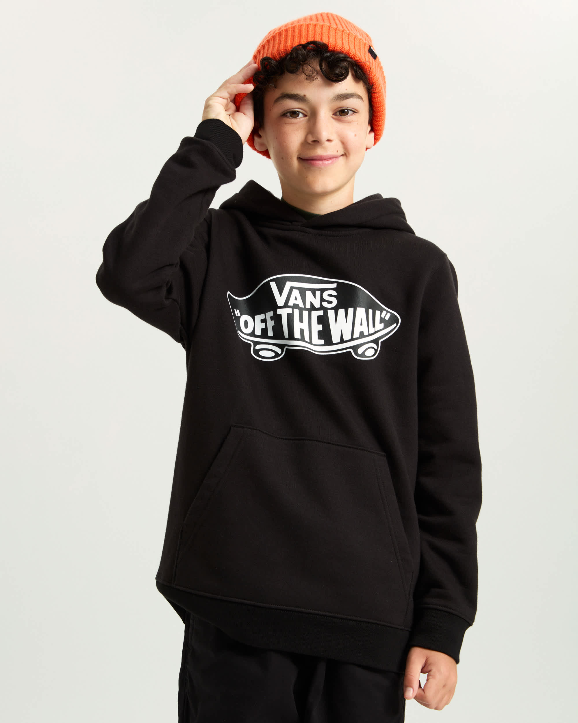 Kinder Style 76 Hoodie 814 Jahre VANS Schwarz ALT2