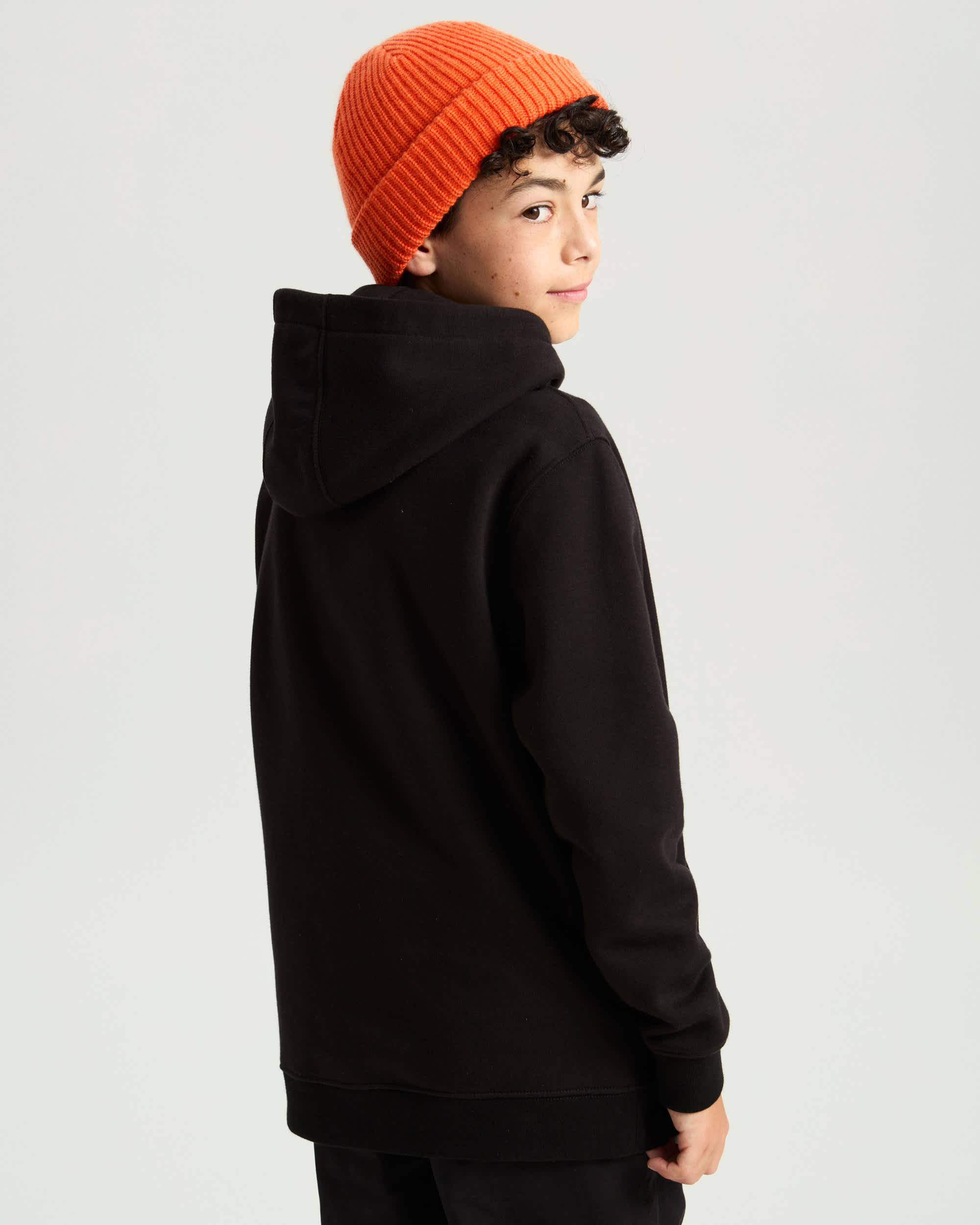 Kinder Style 76 Hoodie 814 Jahre VANS Schwarz ALT3