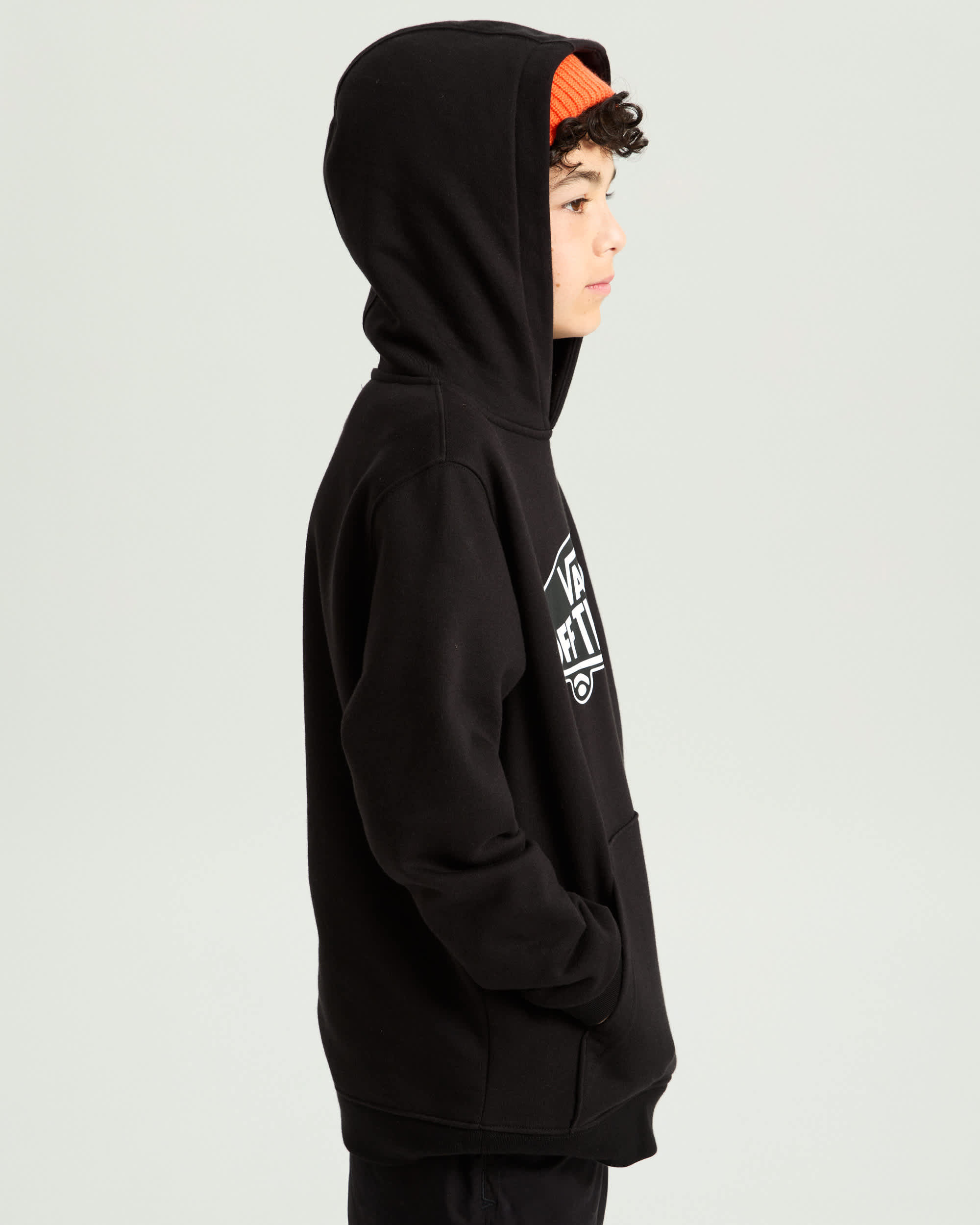 Kinder Style 76 Hoodie 814 Jahre VANS Schwarz ALT4