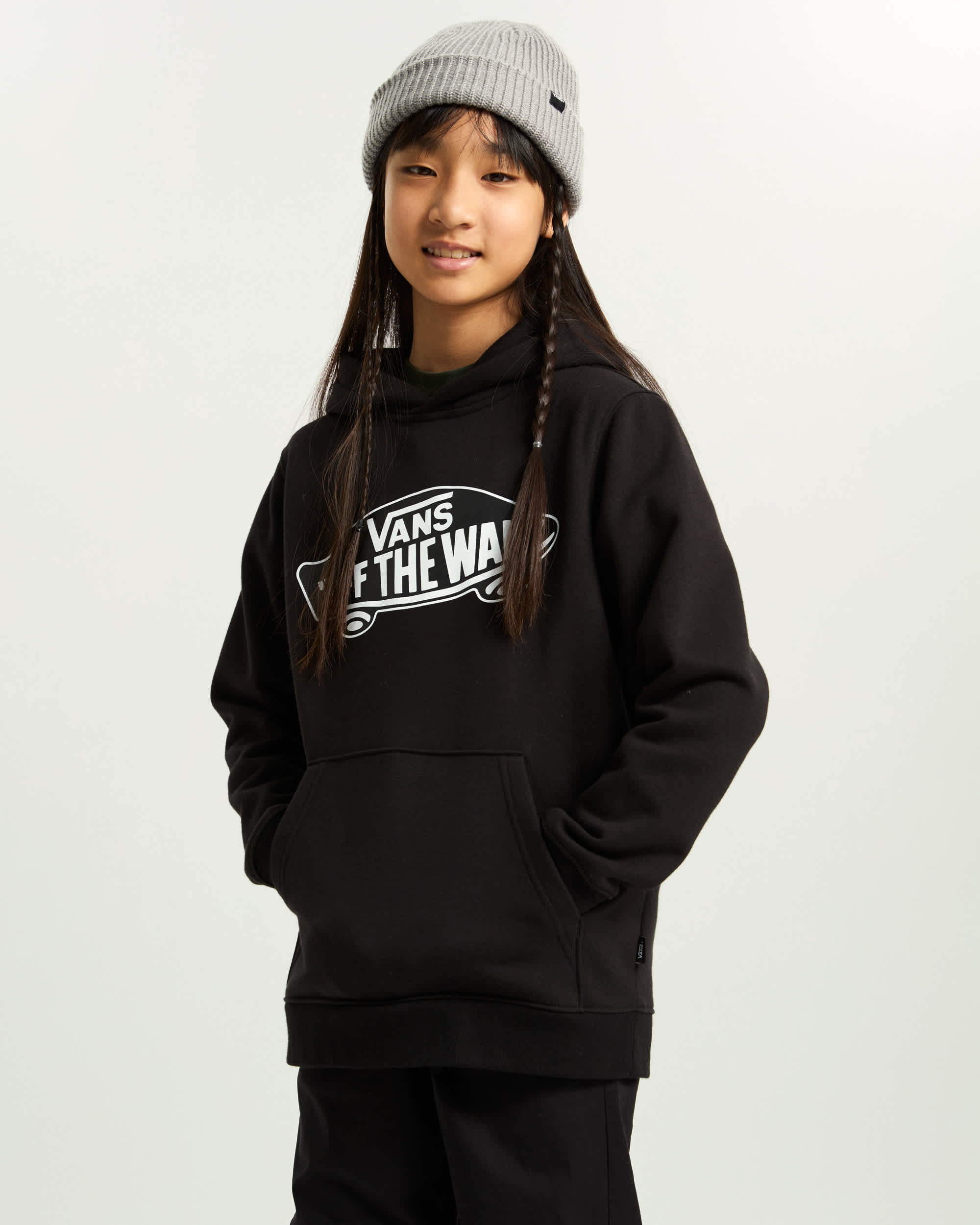 Kinder Style 76 Hoodie 814 Jahre VANS Schwarz ALT6