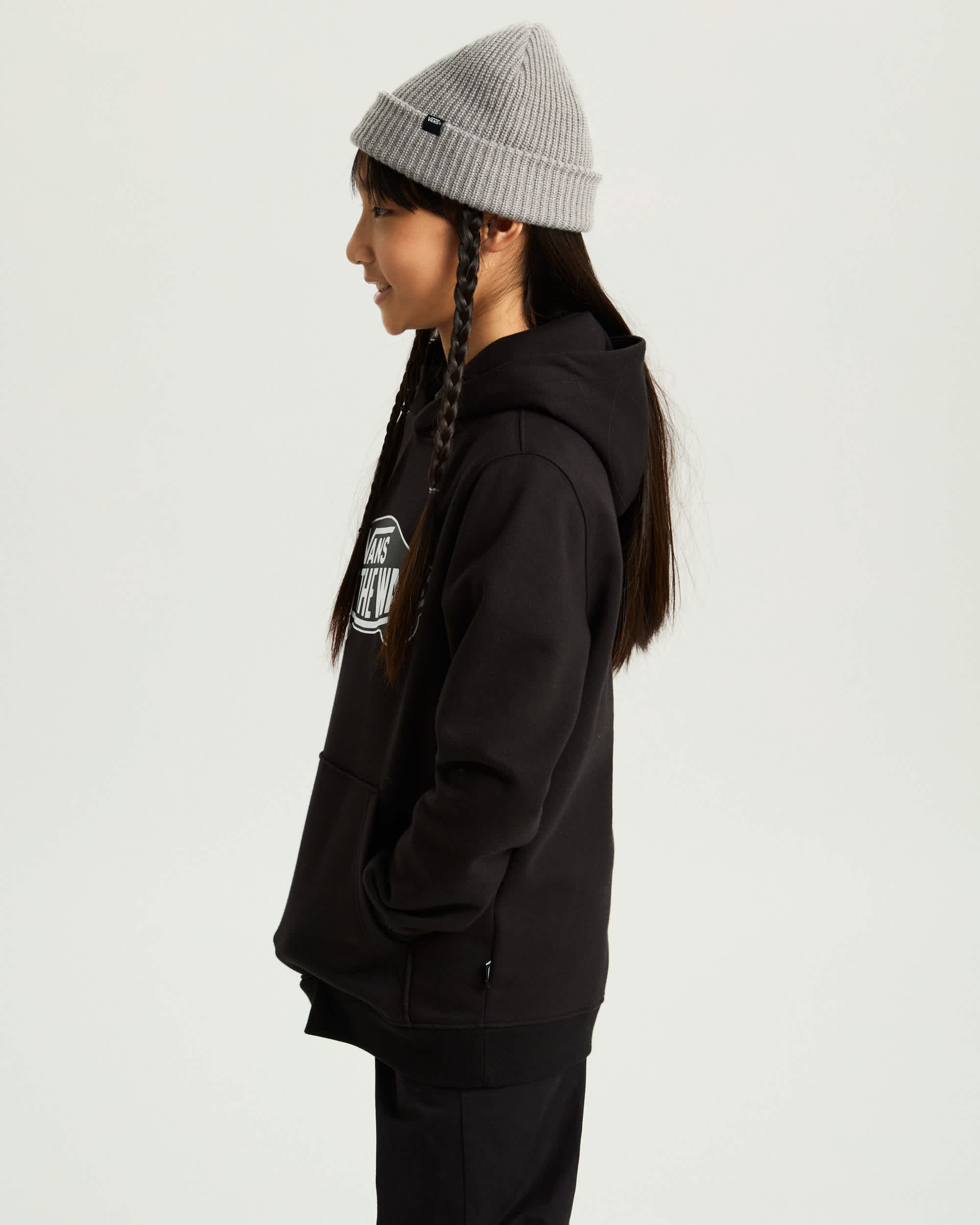 Kinder Style 76 Hoodie 814 Jahre VANS Schwarz ALT8