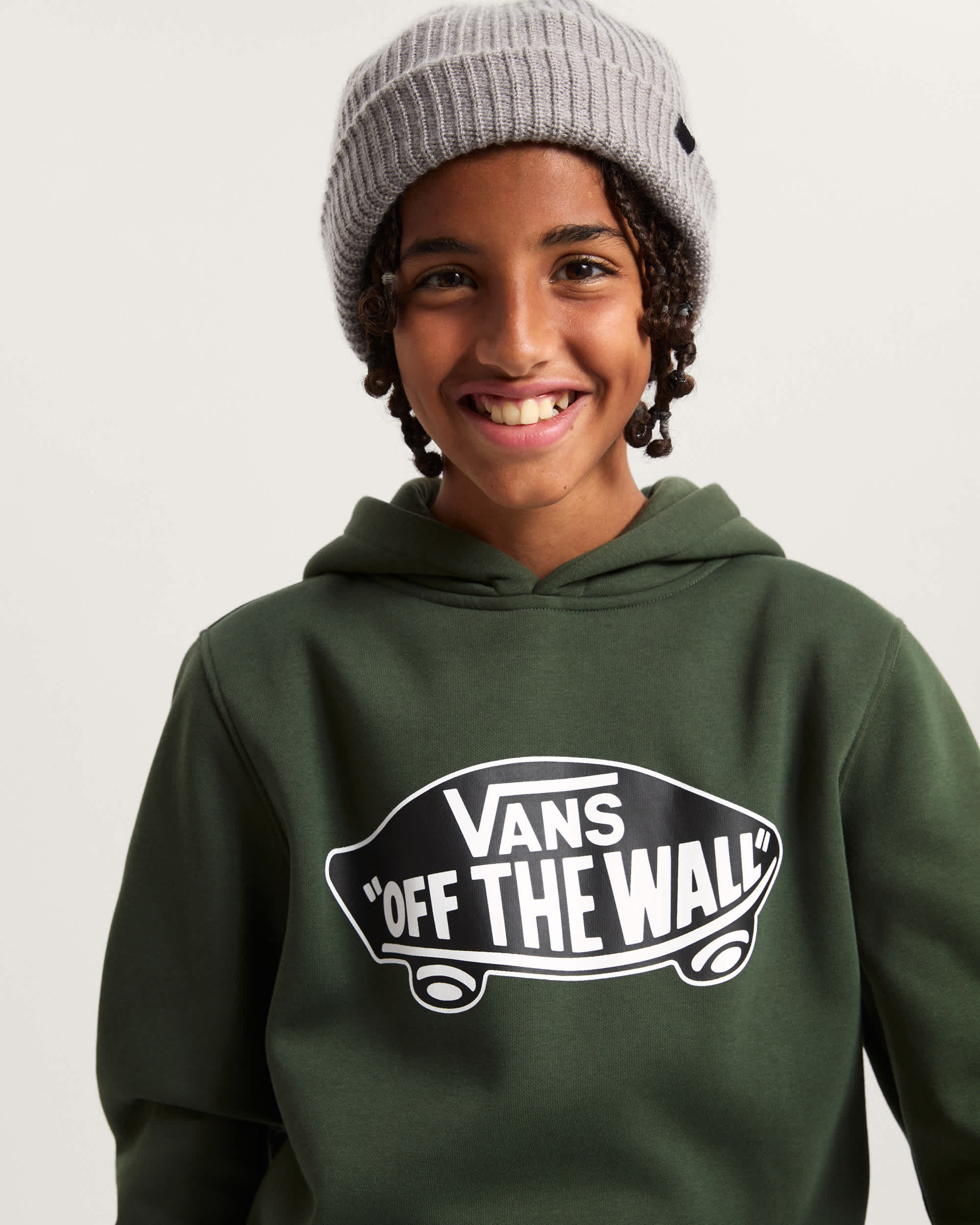 Sweat  capuche Style 76 Ado 814 ans VANS Vert ALT4