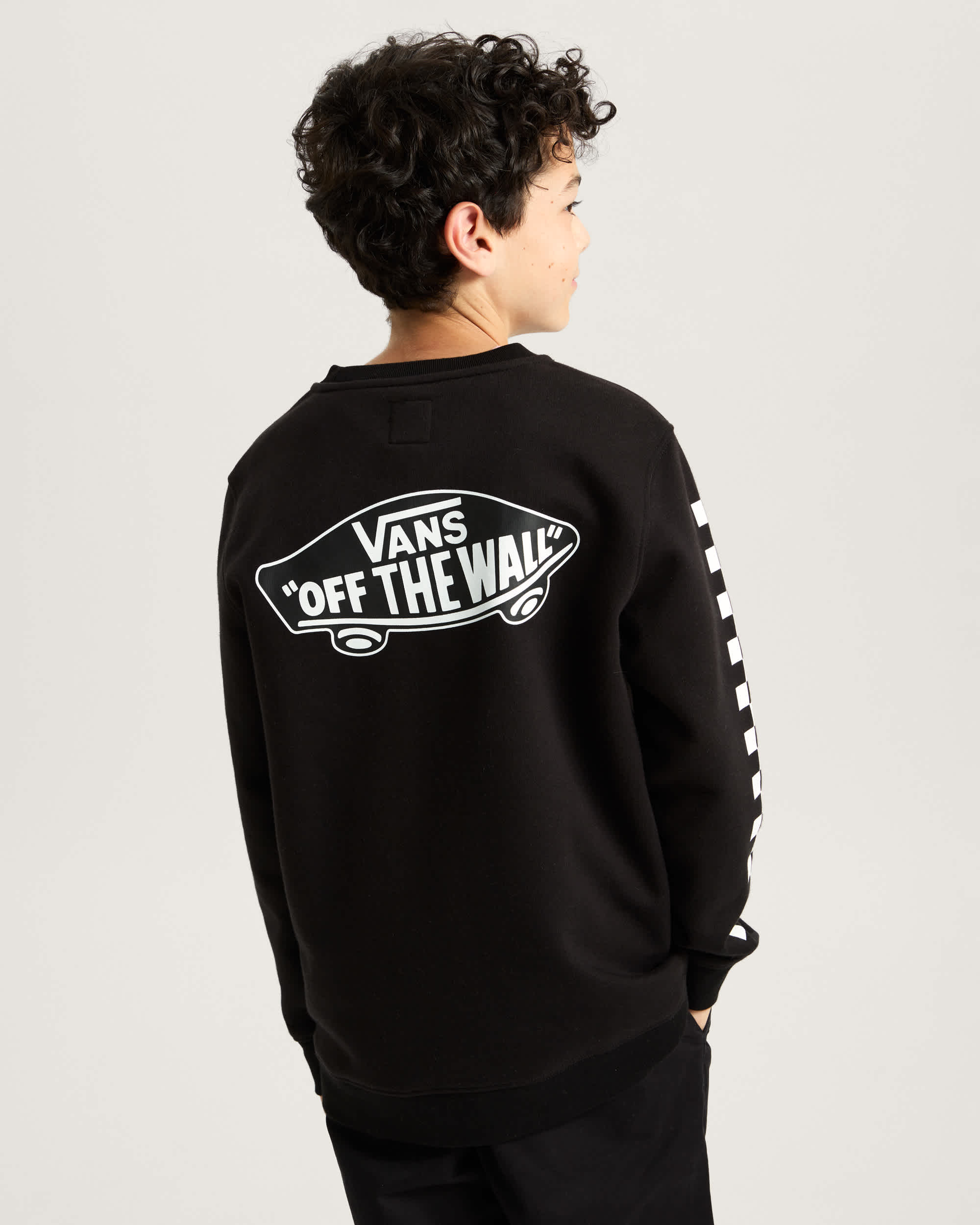 Sweat Exposition Check Enfant 814 ans VANS Noir ALT3