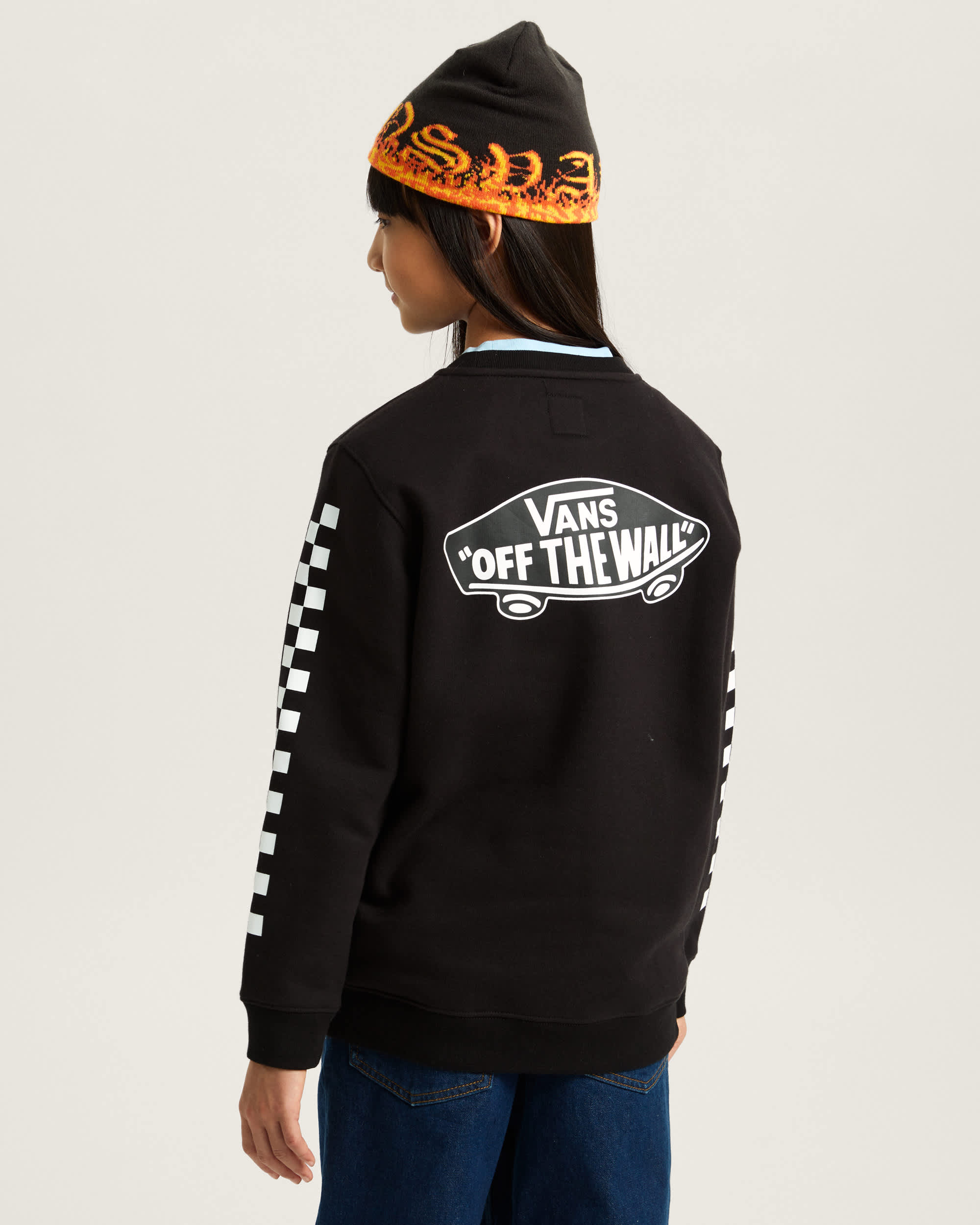 Sweat Exposition Check Enfant 814 ans VANS Noir ALT7