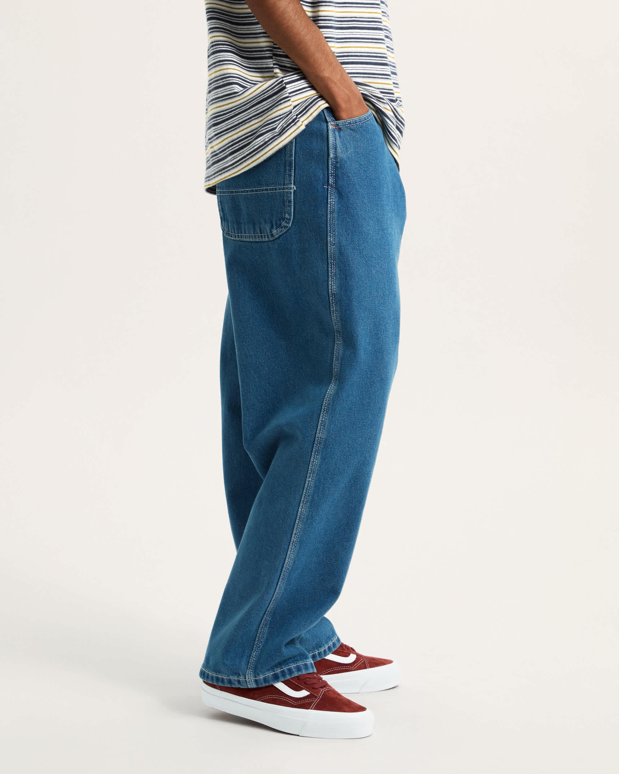 Skate Check5 Loose DenimHose VANS Blau ALT4