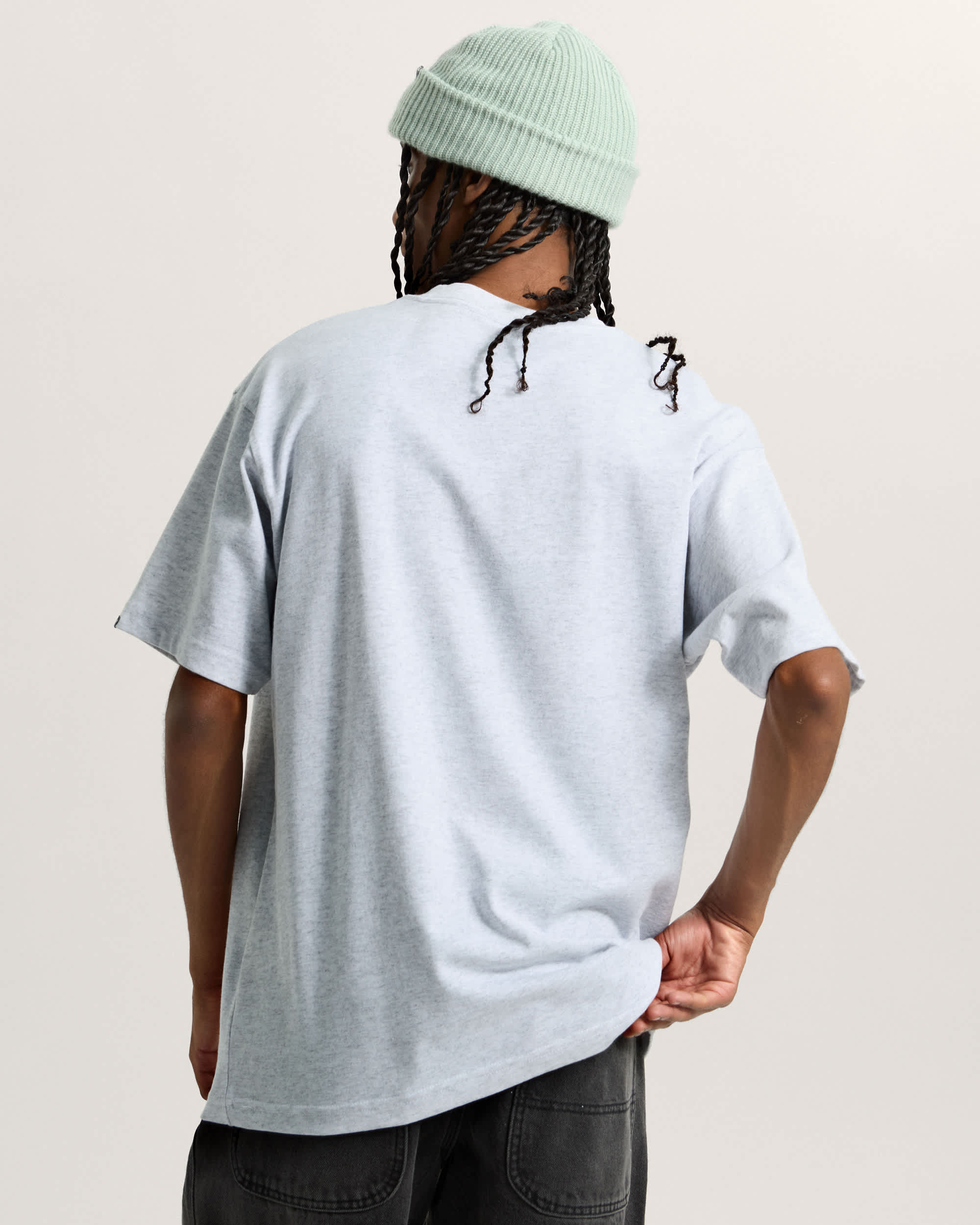 Left Chest II Logo Tee VANS Grijs ALT3