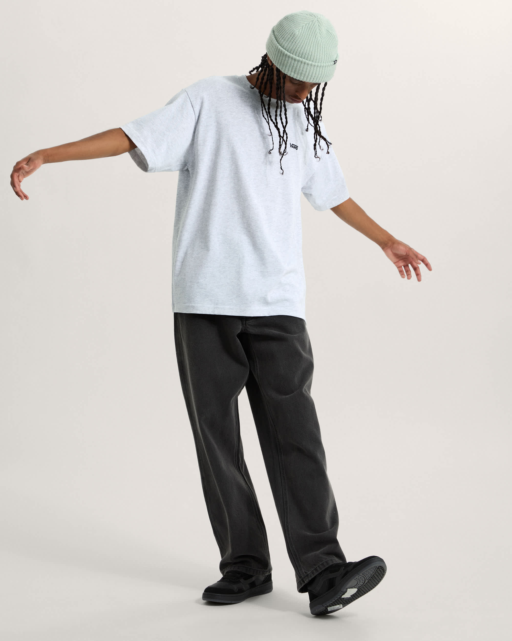 Left Chest II Logo Tee VANS Grijs ALT4