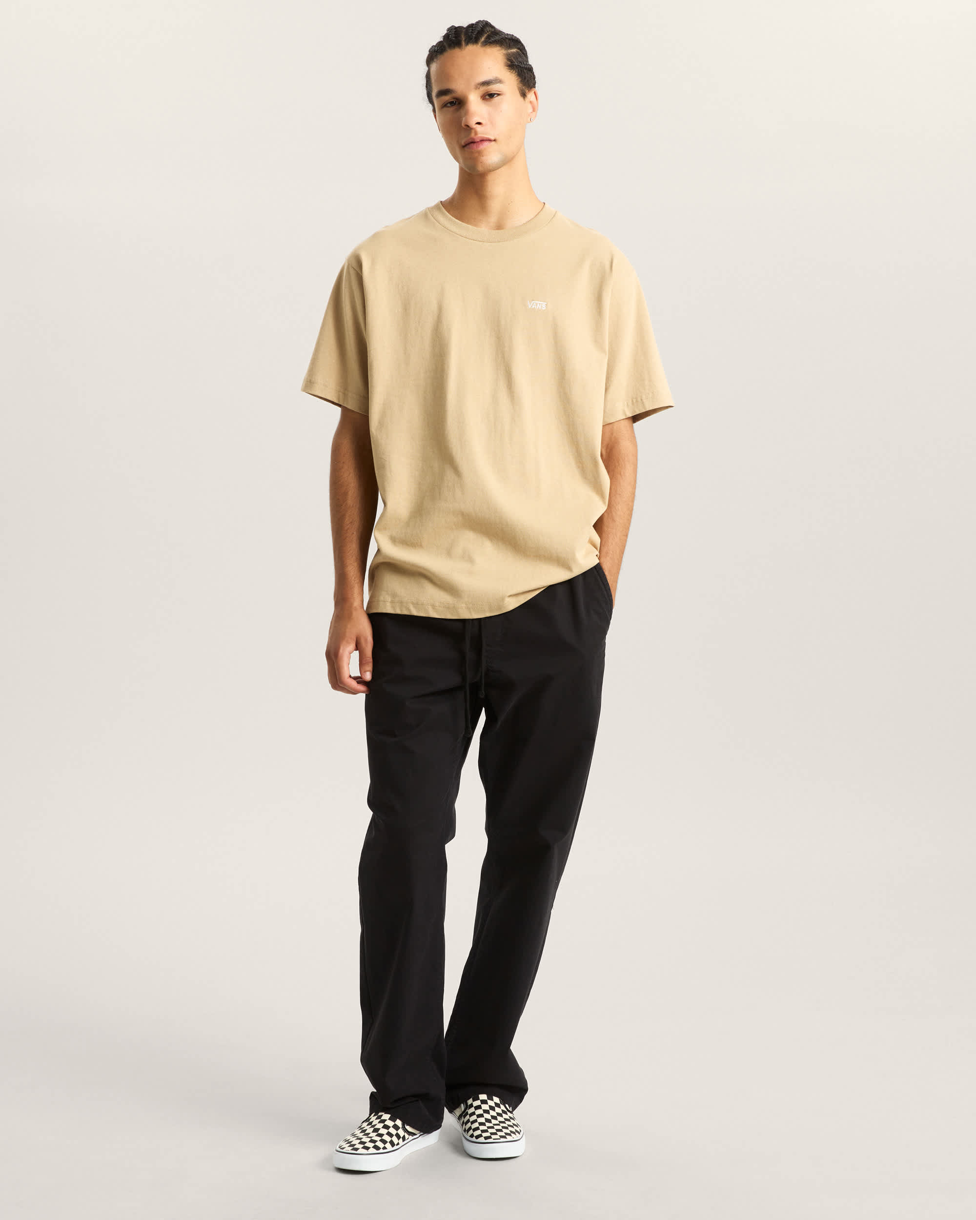 Left Chest Logo II TShirt VANS Beige ALT4
