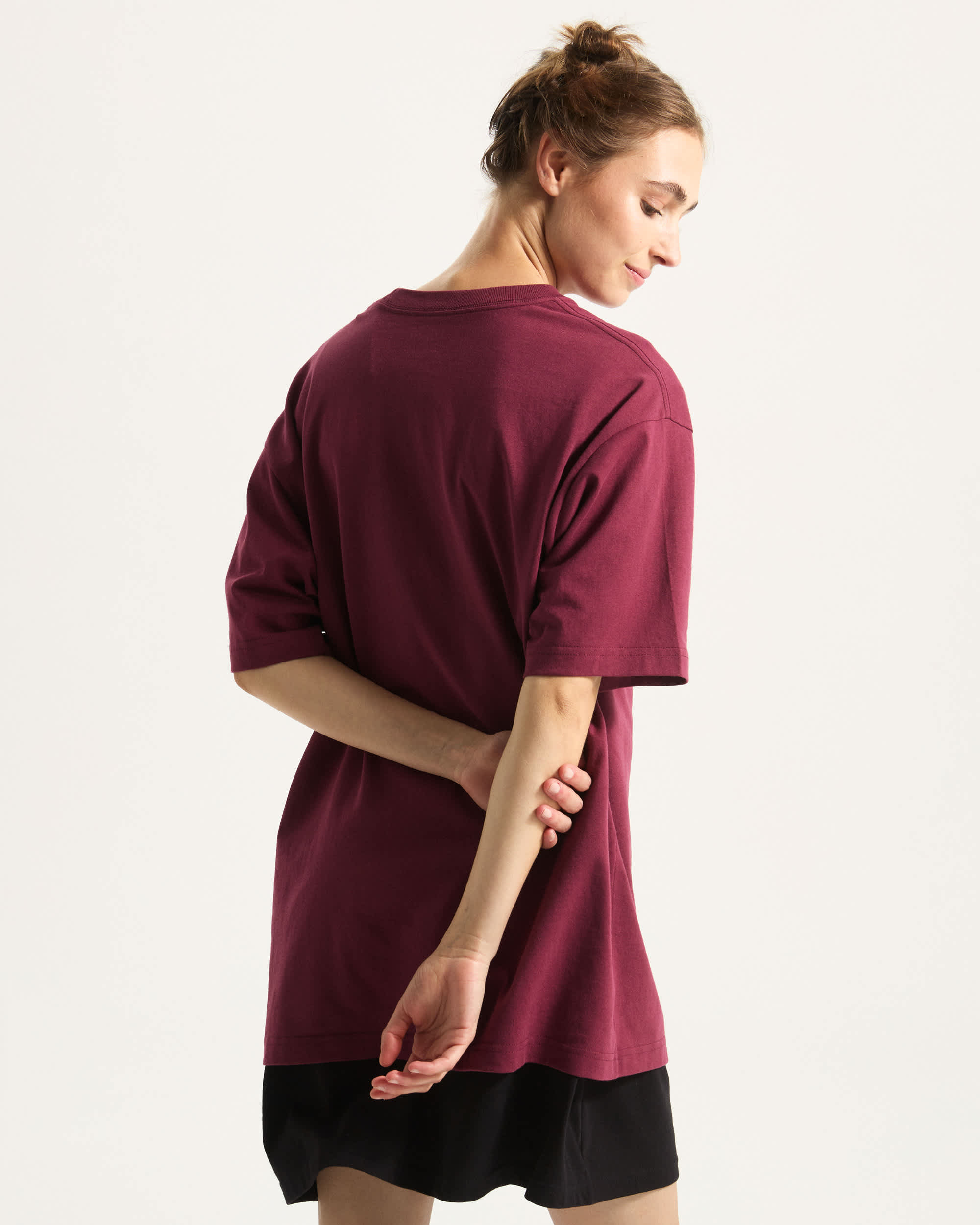 Left Chest Logo II TShirt VANS Bordeaux ALT7